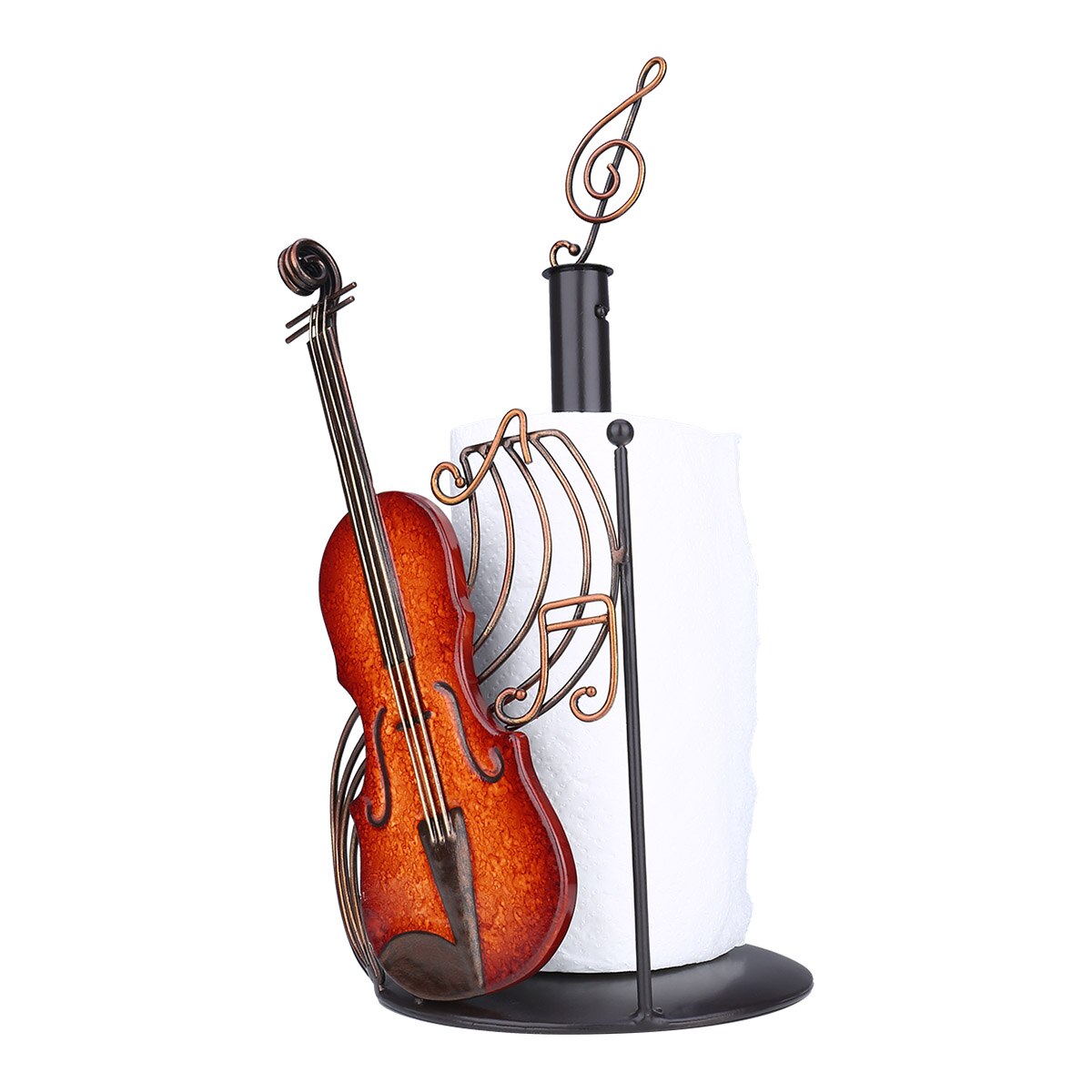 Violin Decor and Ornament with Kitchen Roll Holder