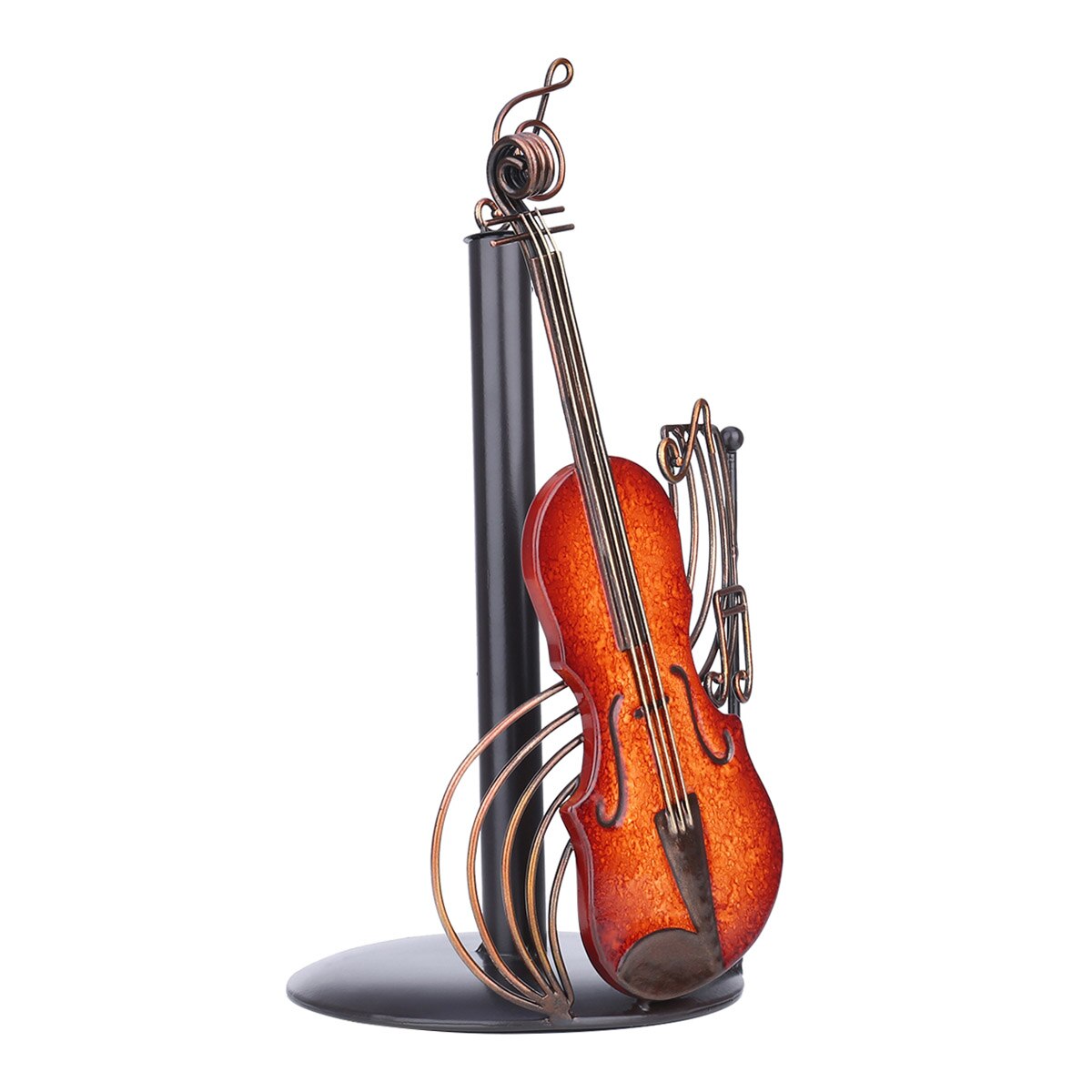 Violin Decor and Ornament with Kitchen Roll Holder