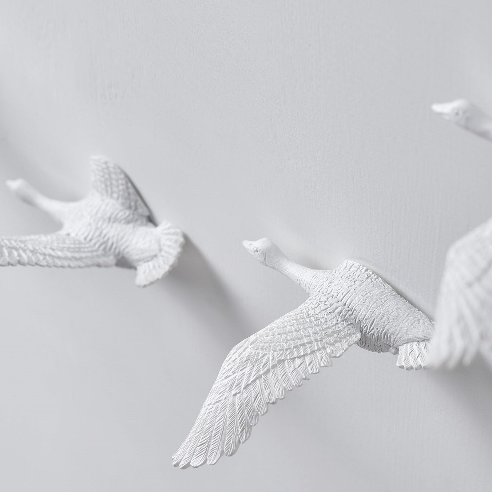 Wanddecoratie en Wandklok met Decoratie Vogeltjes