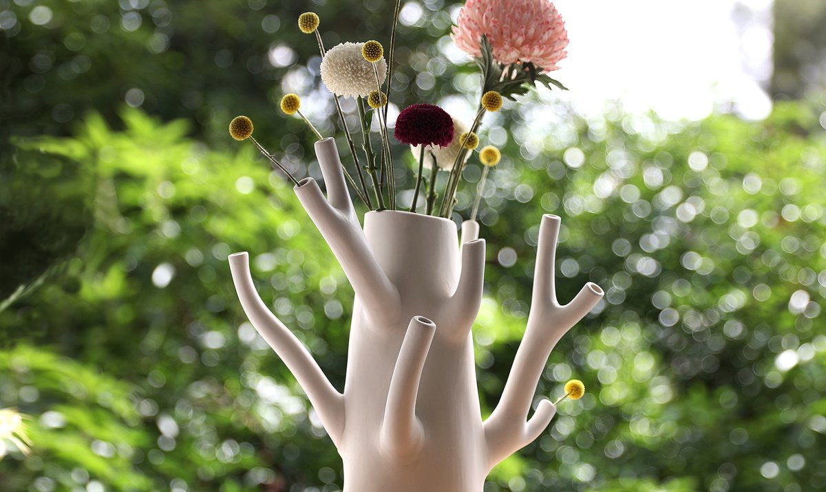 Ceramic vase welcomes unique flower arrangements like as florist