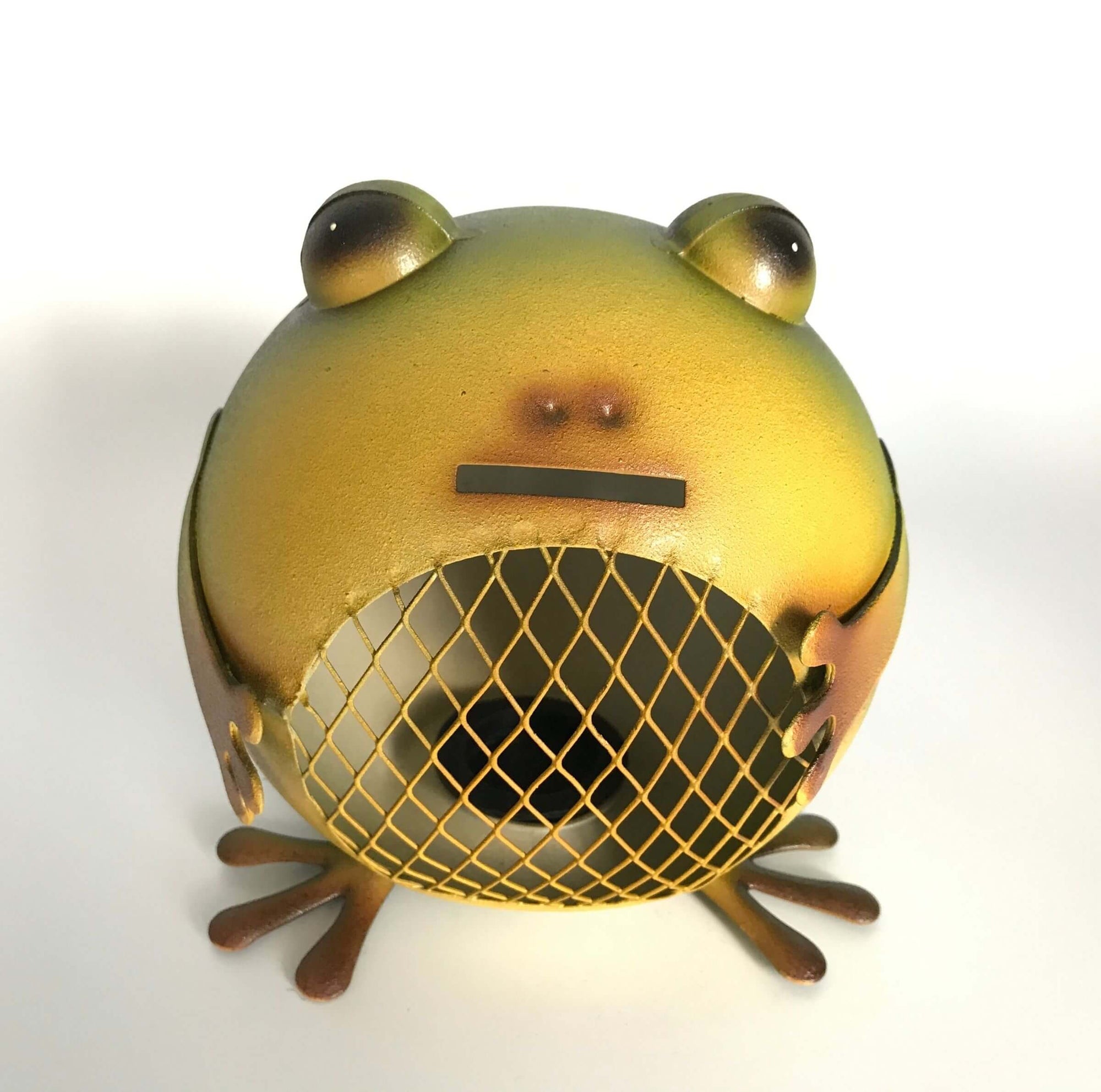 Our delightful little frog piggy bank is just too cute to pass up!