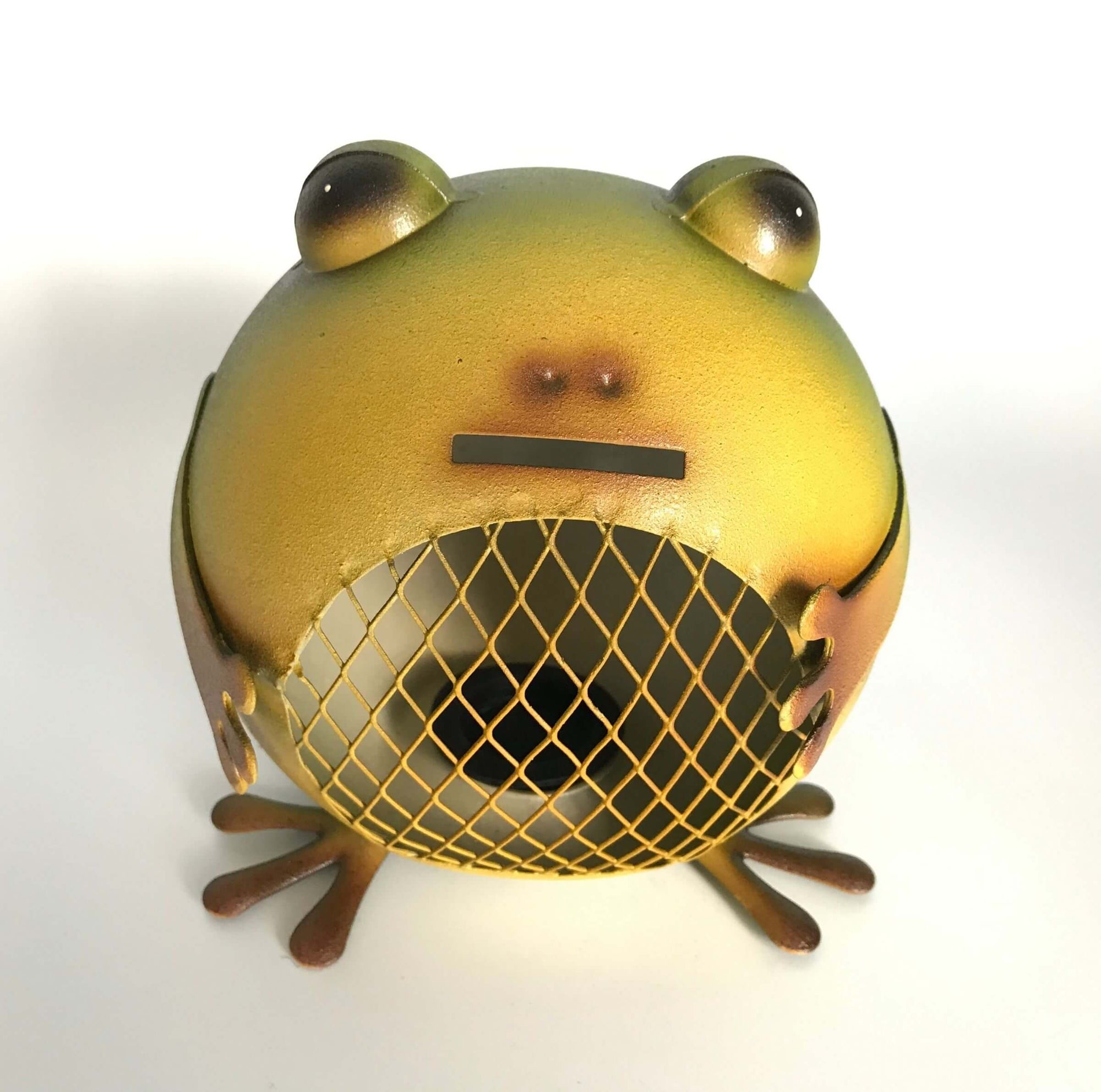 Our delightful little frog piggy bank is just too cute to pass up!