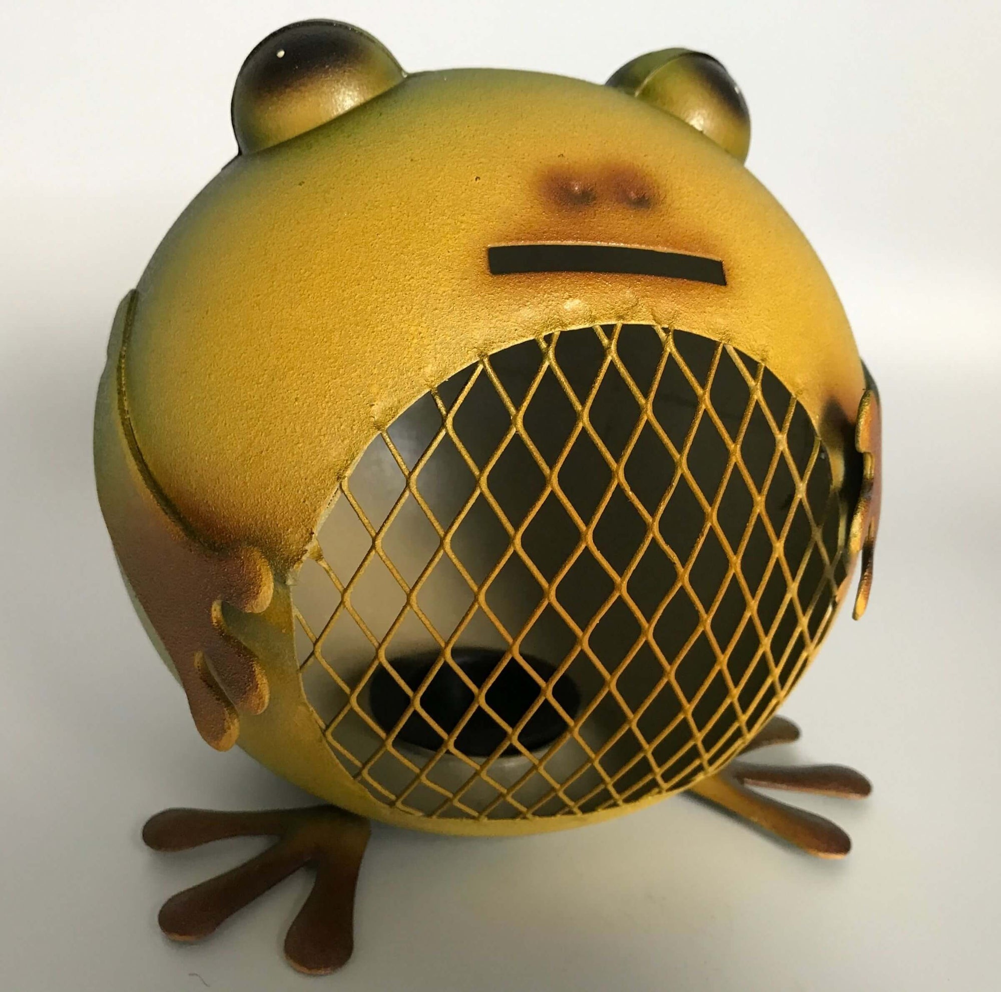 Our delightful little frog piggy bank is just too cute to pass up!