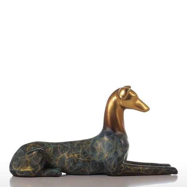 Hound Dog Handmade Bronze Sculpture - Sweet Home Make