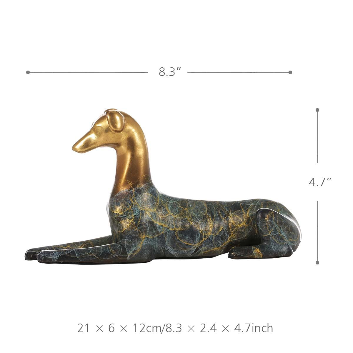 Hound Dog Handmade Bronze Sculpture - Sweet Home Make