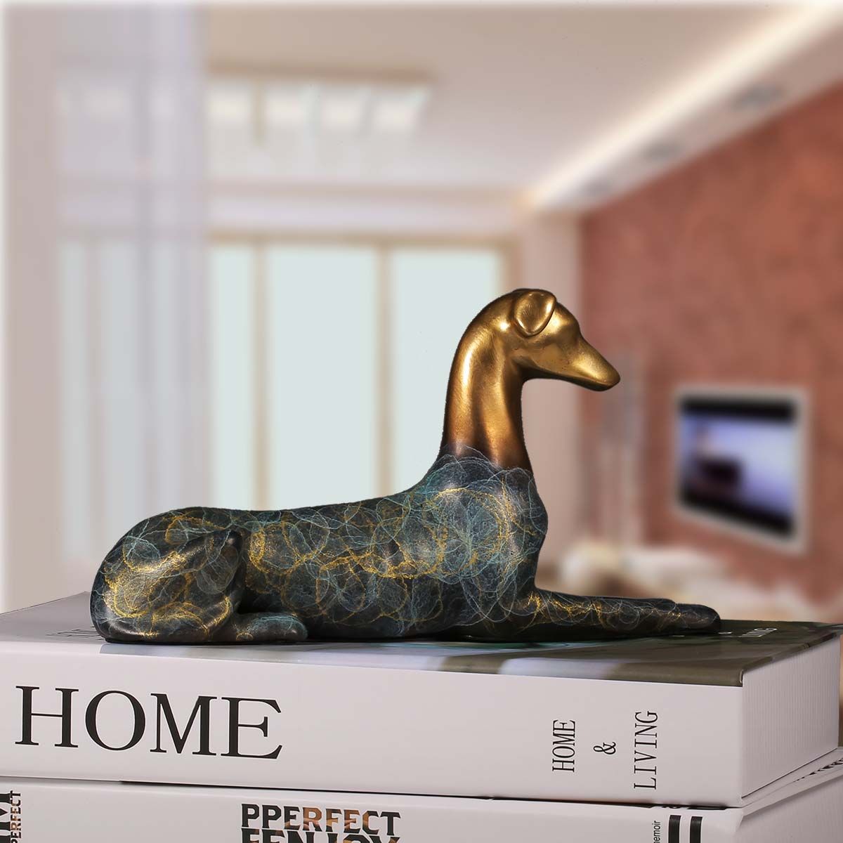 Hound Dog Handmade Bronze Sculpture - Sweet Home Make
