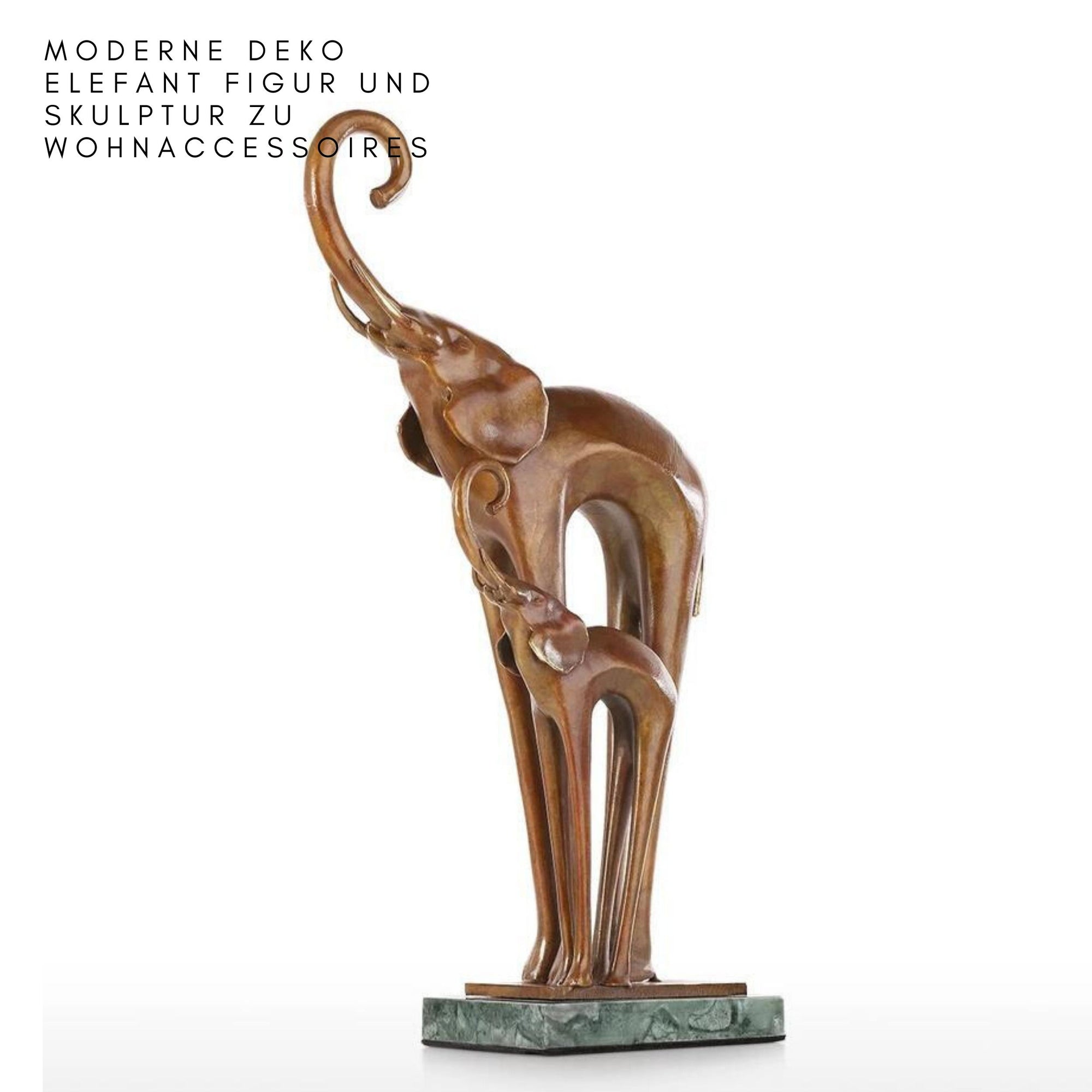 Moderne Deko Elefant Figur und Skulptur zu Wohnaccessoires