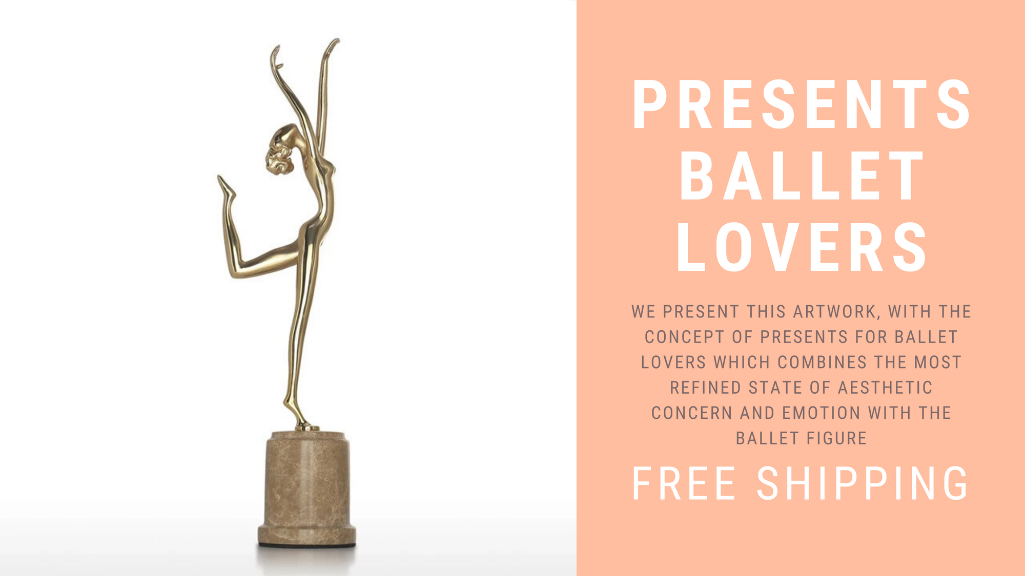 Presents For Ballet Lovers Pure Passion of Dance in Ballerina Statue