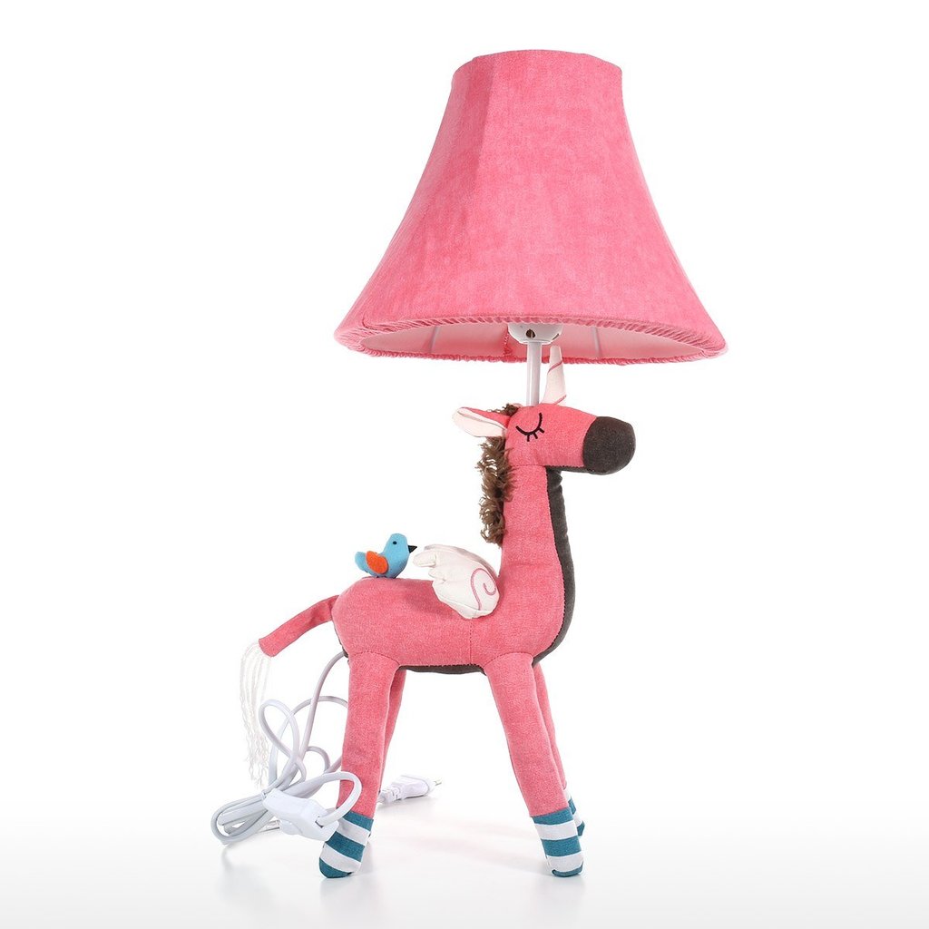 Spielzeug mit Tischlampe Rosa und Nachtlicht für Wohnzimmer