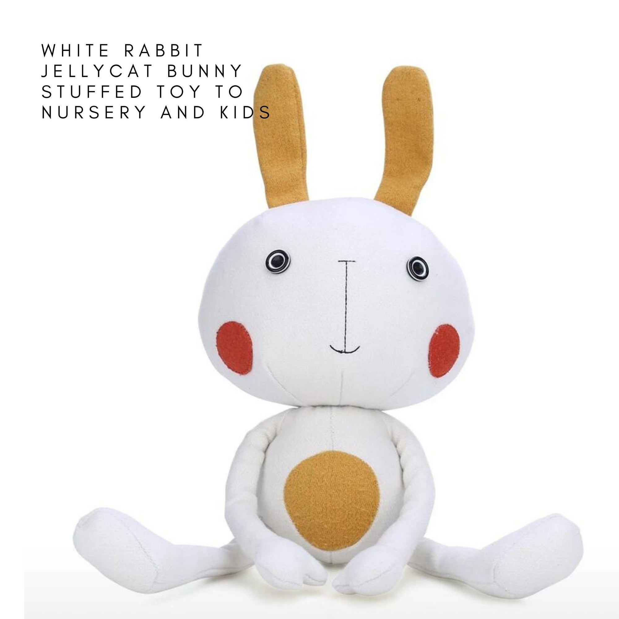 White Rabbit Jellycat Bunny Stuffed Toy to Nursery and Kids