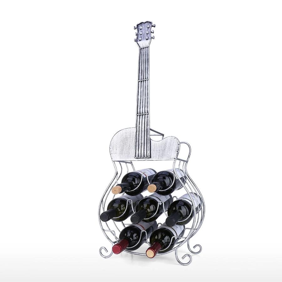 7 Bottle Guitar Wine Rack