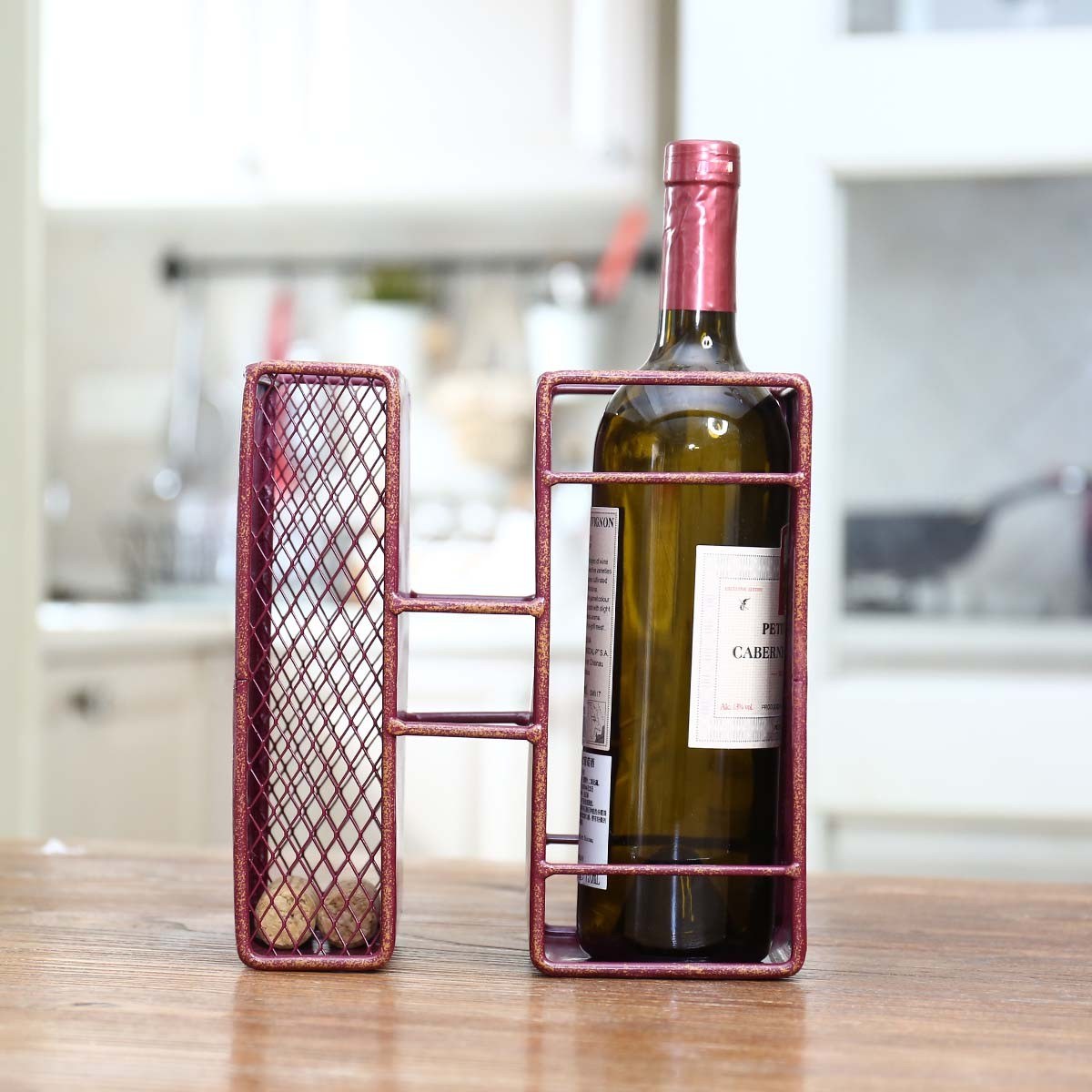 Letter "H" is a beautiful items to your single wine bottle holder