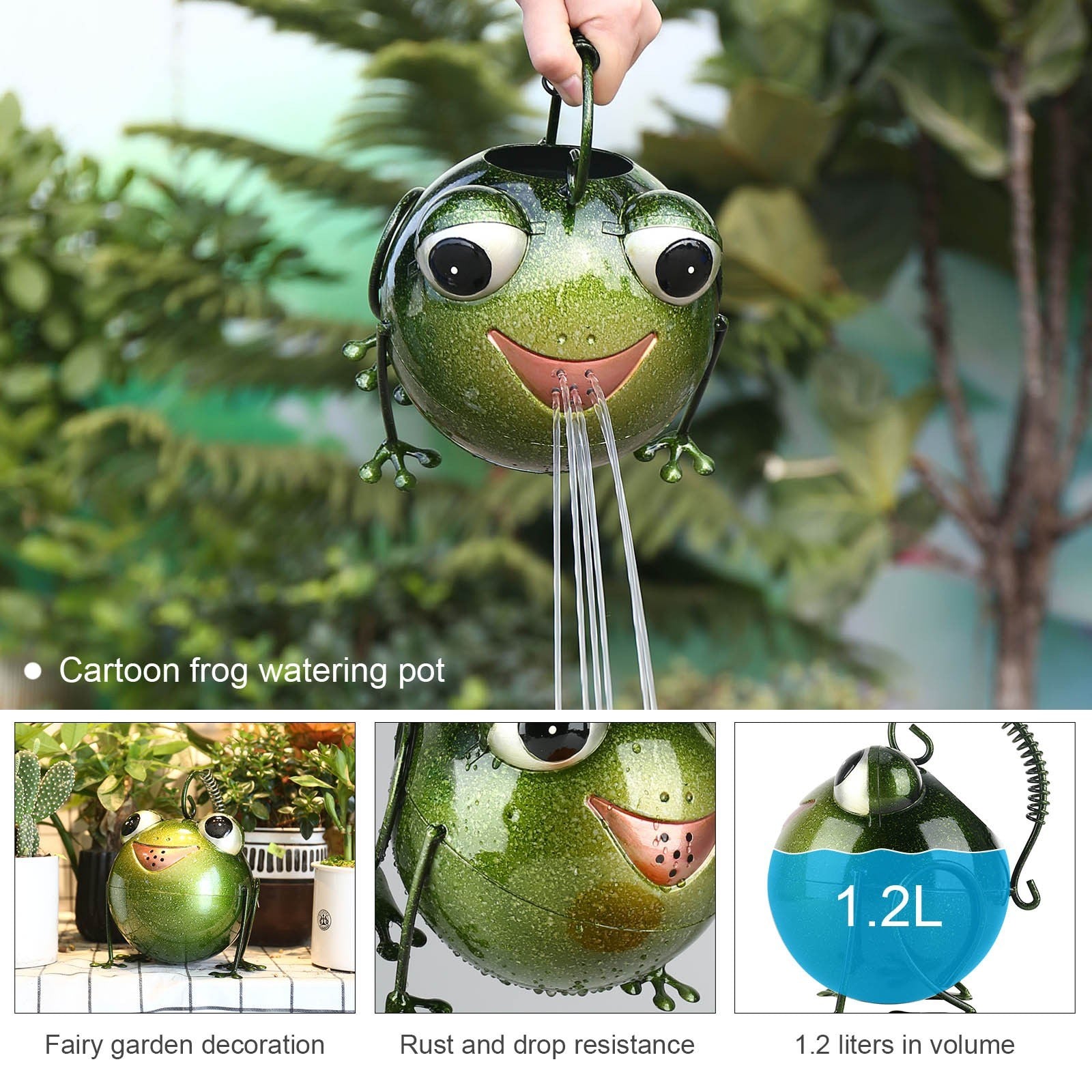 You've found cutest watering pot around for garden or indoor decor!