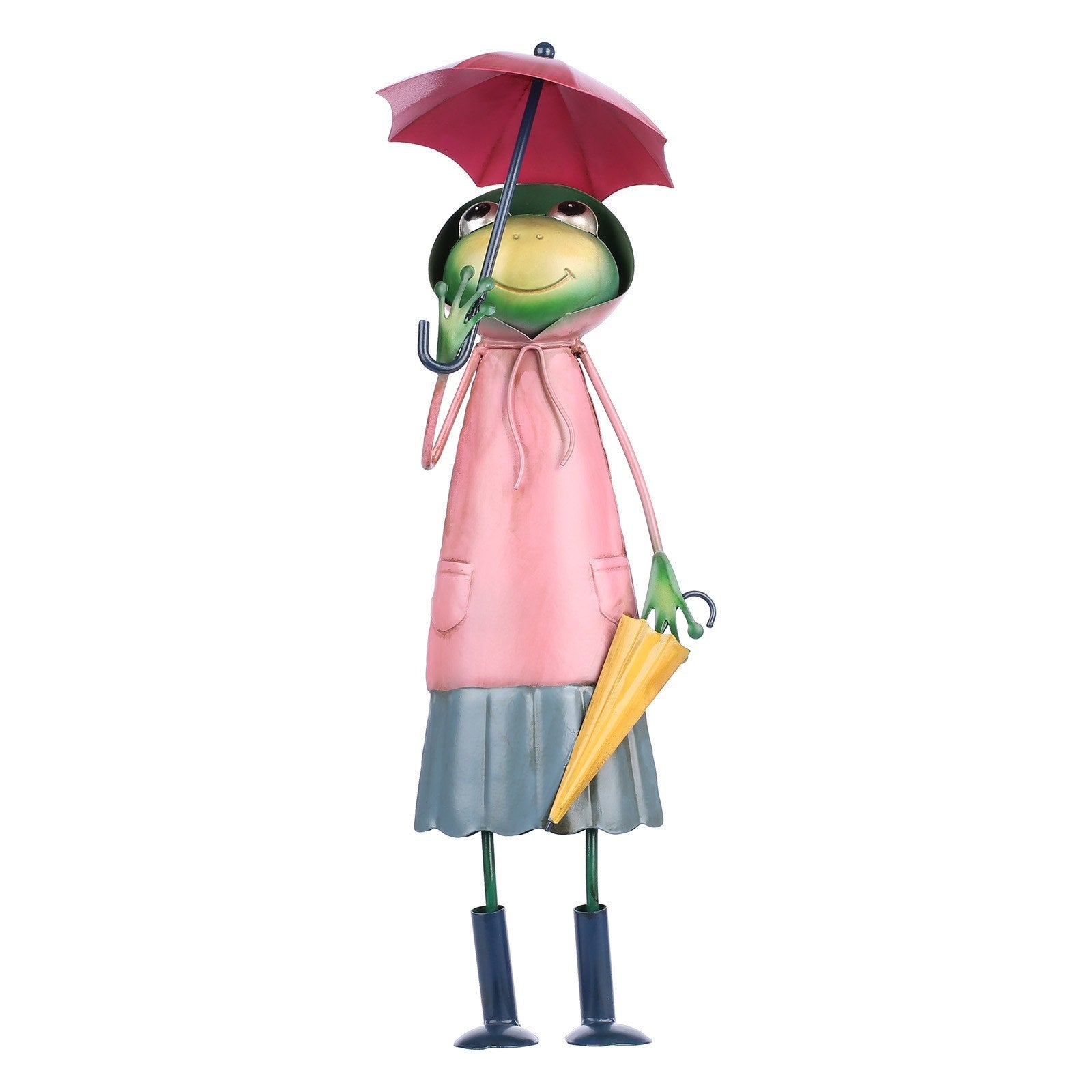 Funniest frog ornament figurine with an umbrella you've ever seen!
