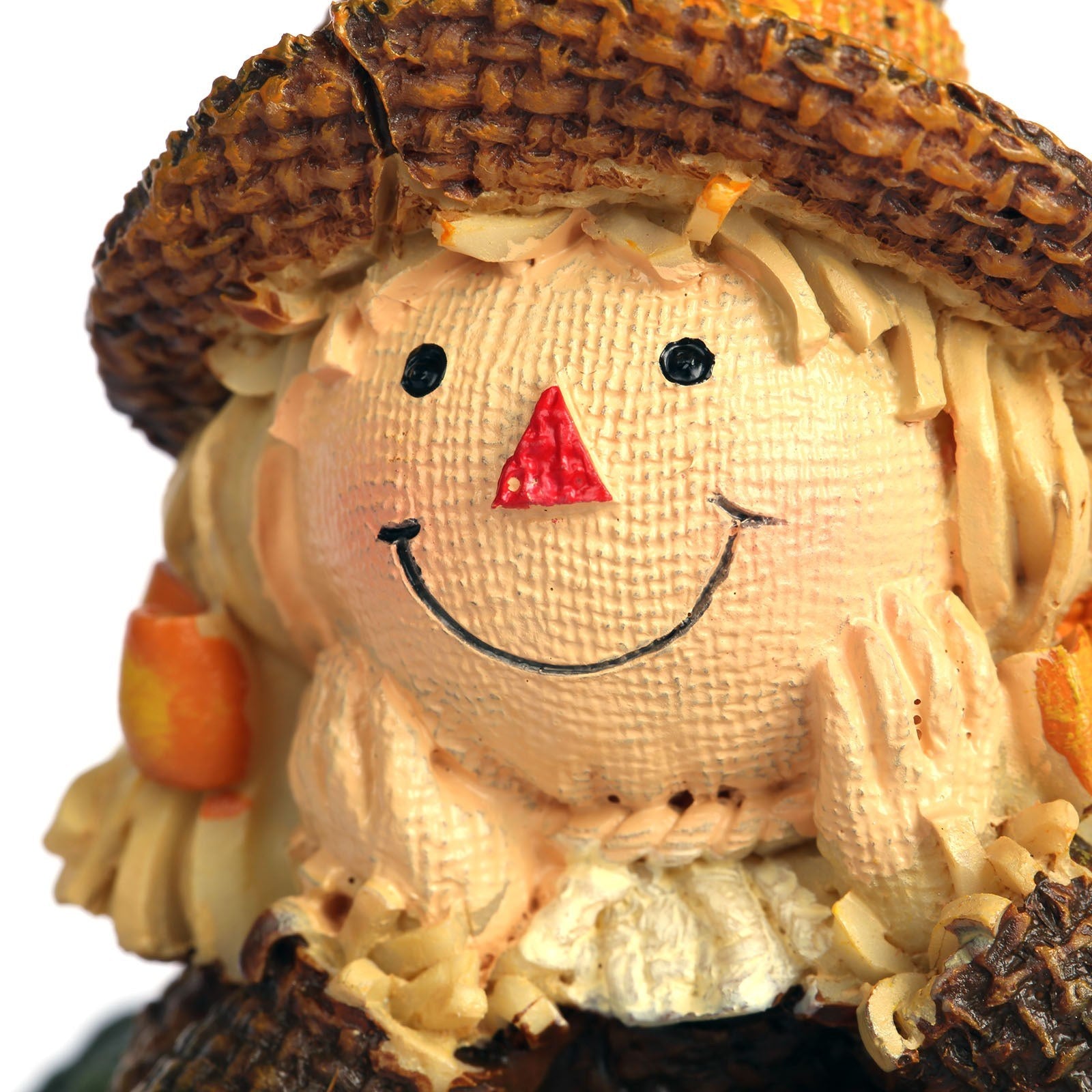 Small pumpkin ornament boy that reminds you of harvest & thanksgiving