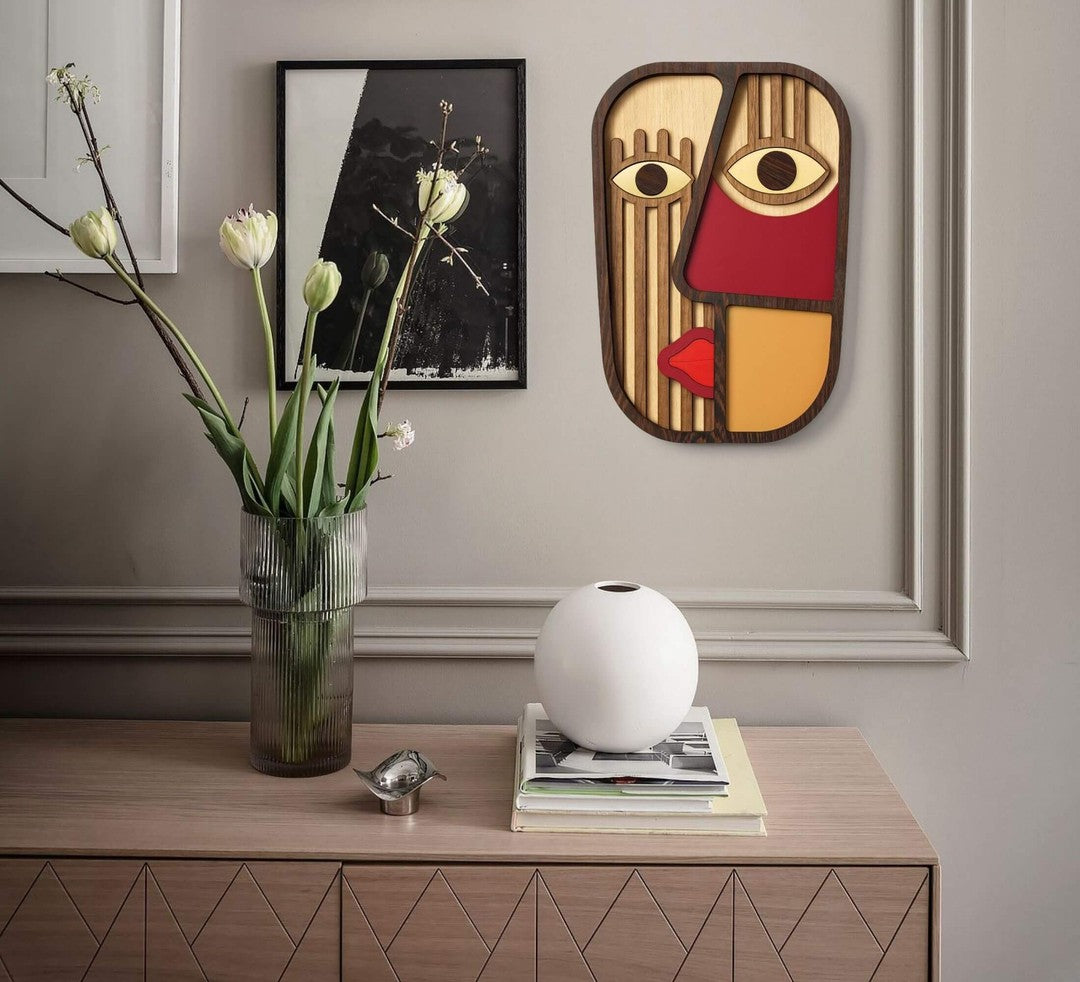dok Ocean Ikke moderigtigt Abstrakte kunst med ansigter i Picasso Plakat – The Sweet Home Make