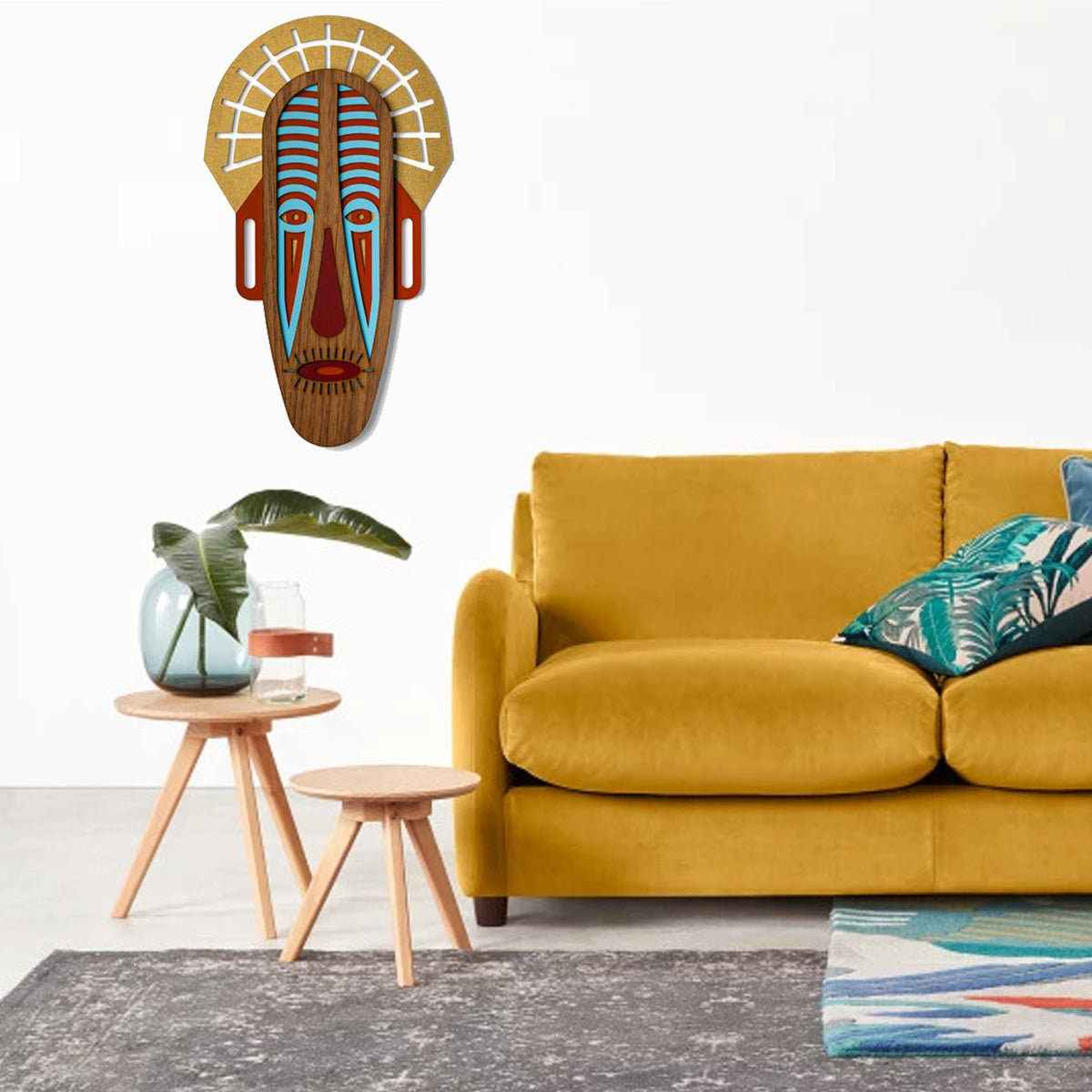 African Masks and Tribal Masks For Living Room Wall Art