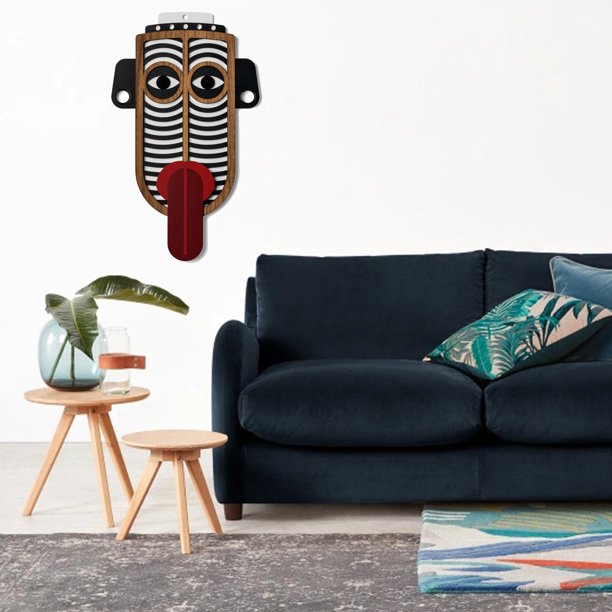 African Masks by Wooden For Living Room Wall Decor