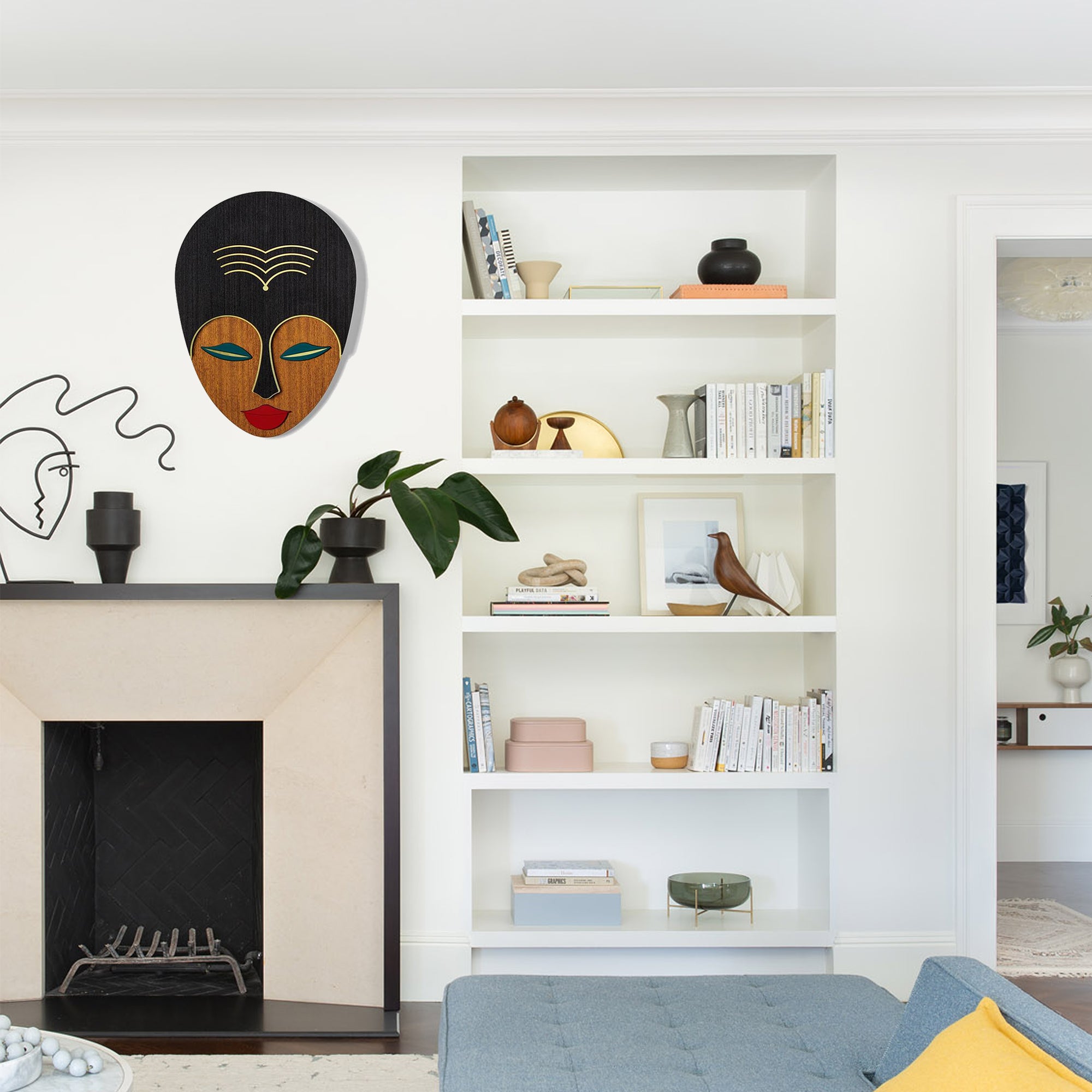 Afrocentric and African Wall Art on the Wooden Boho Wall Decor