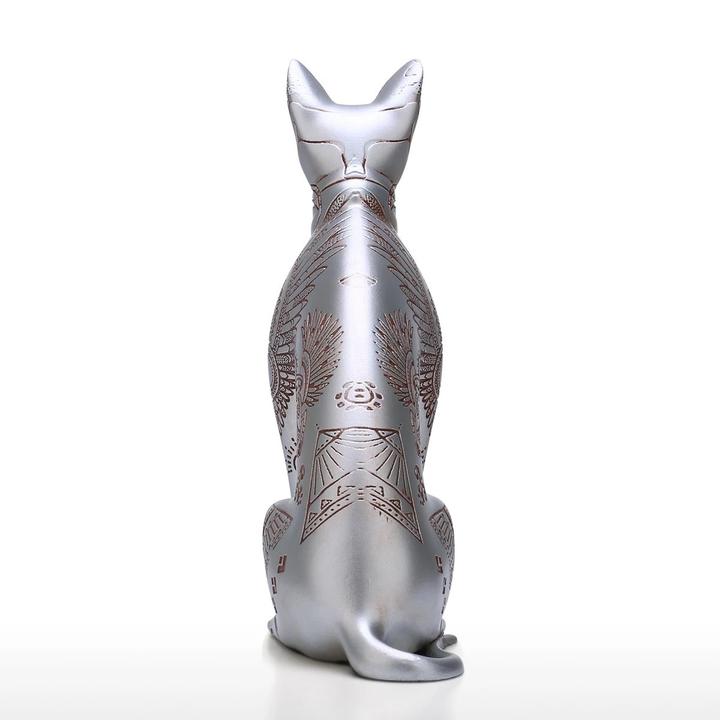 Ägyptische Katze Statue Dekofigur für Wohnaccessoires