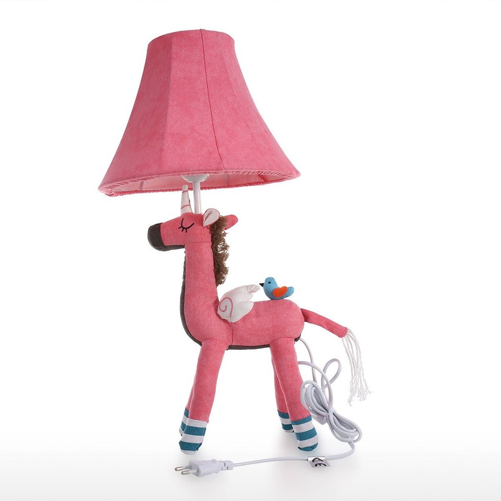 Bedside and Nightstand Nursery Lamp with Unicorn