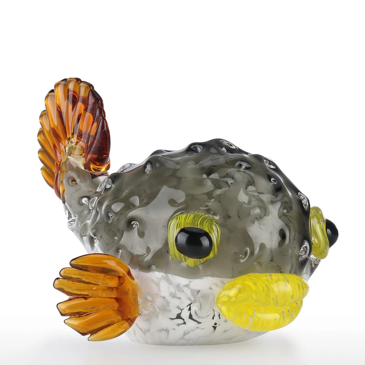 Blown Glass Fish Sculpture