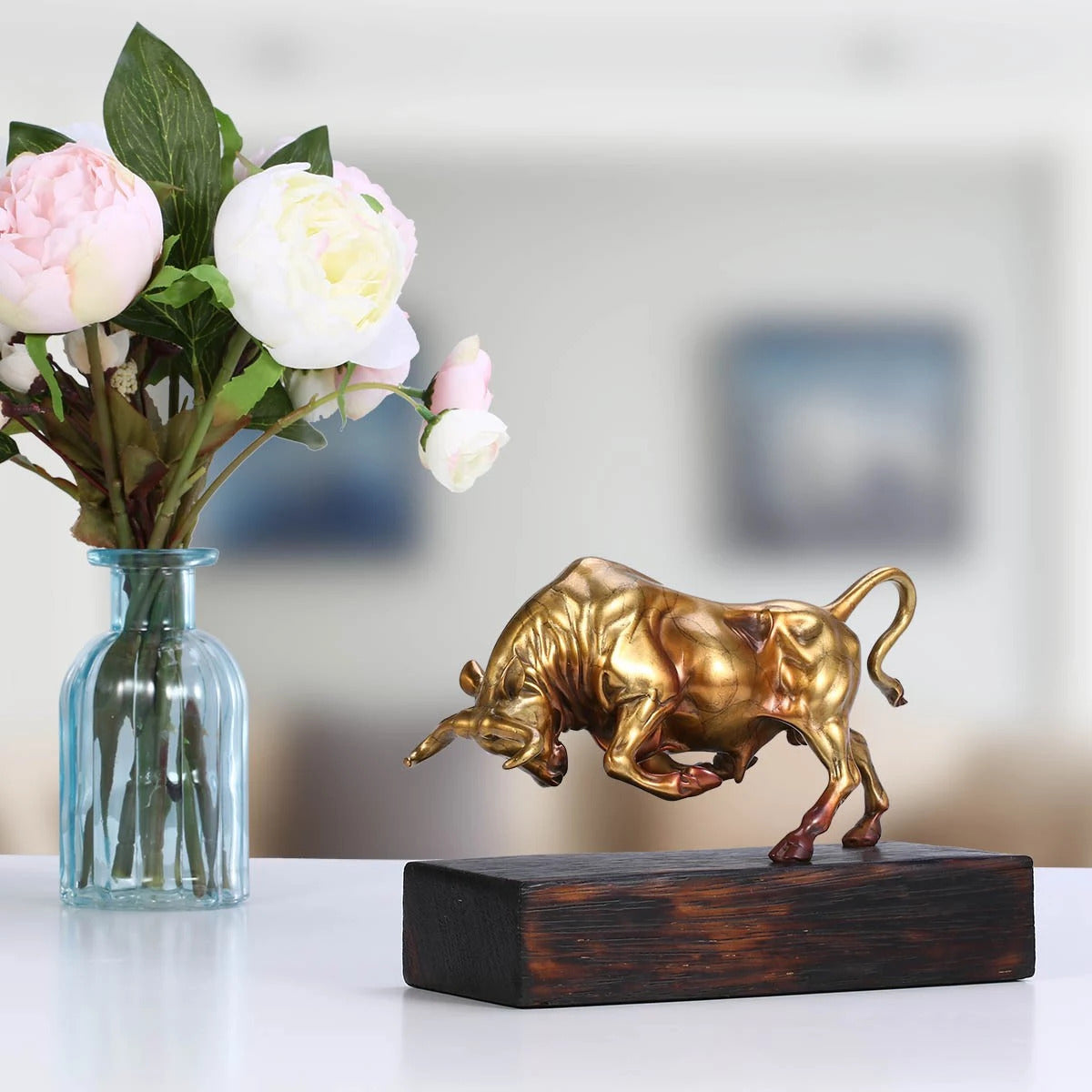 Bronze Bull Statue: From Agricultural Plantation to Farmhouse Decor