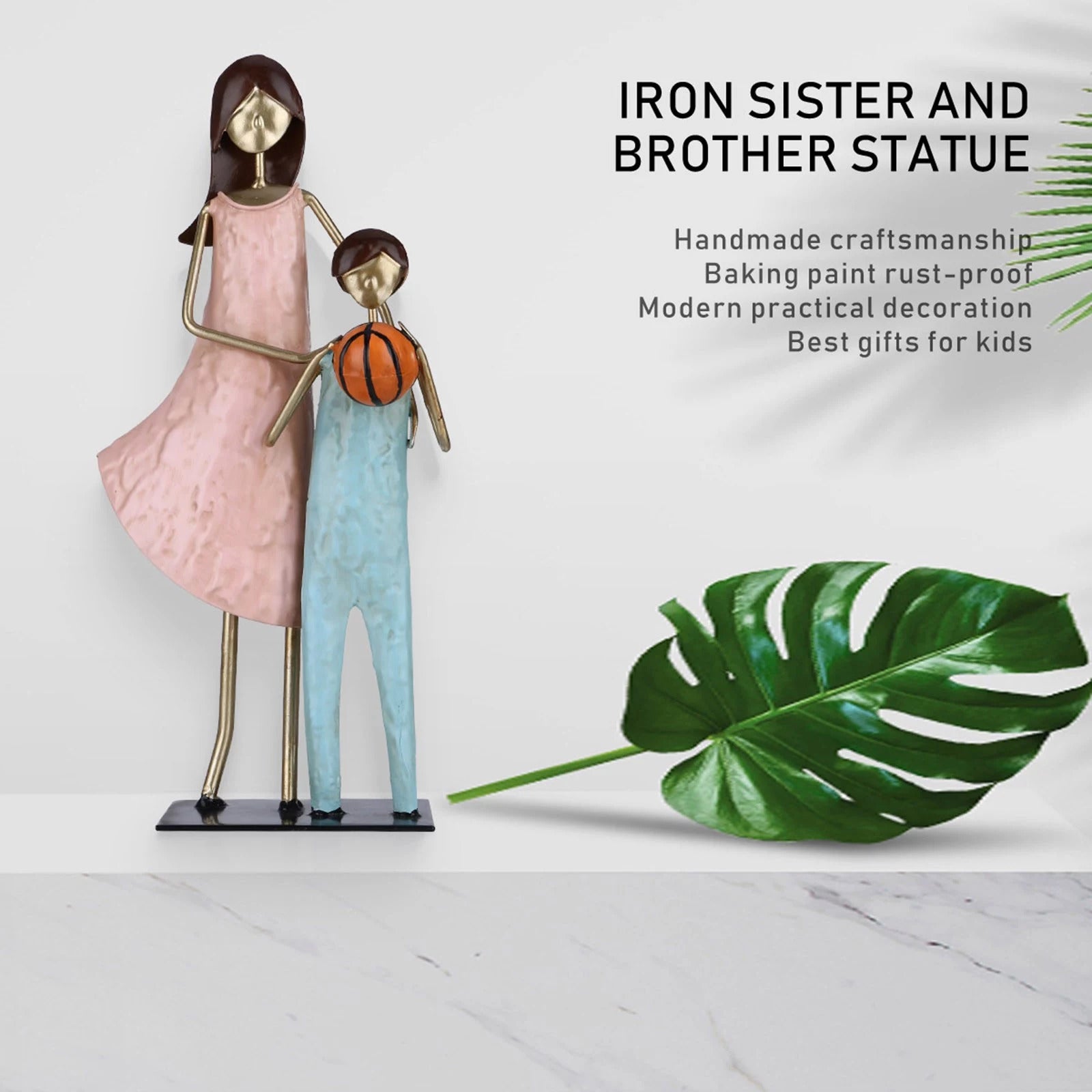 Brother and Sister Figurines