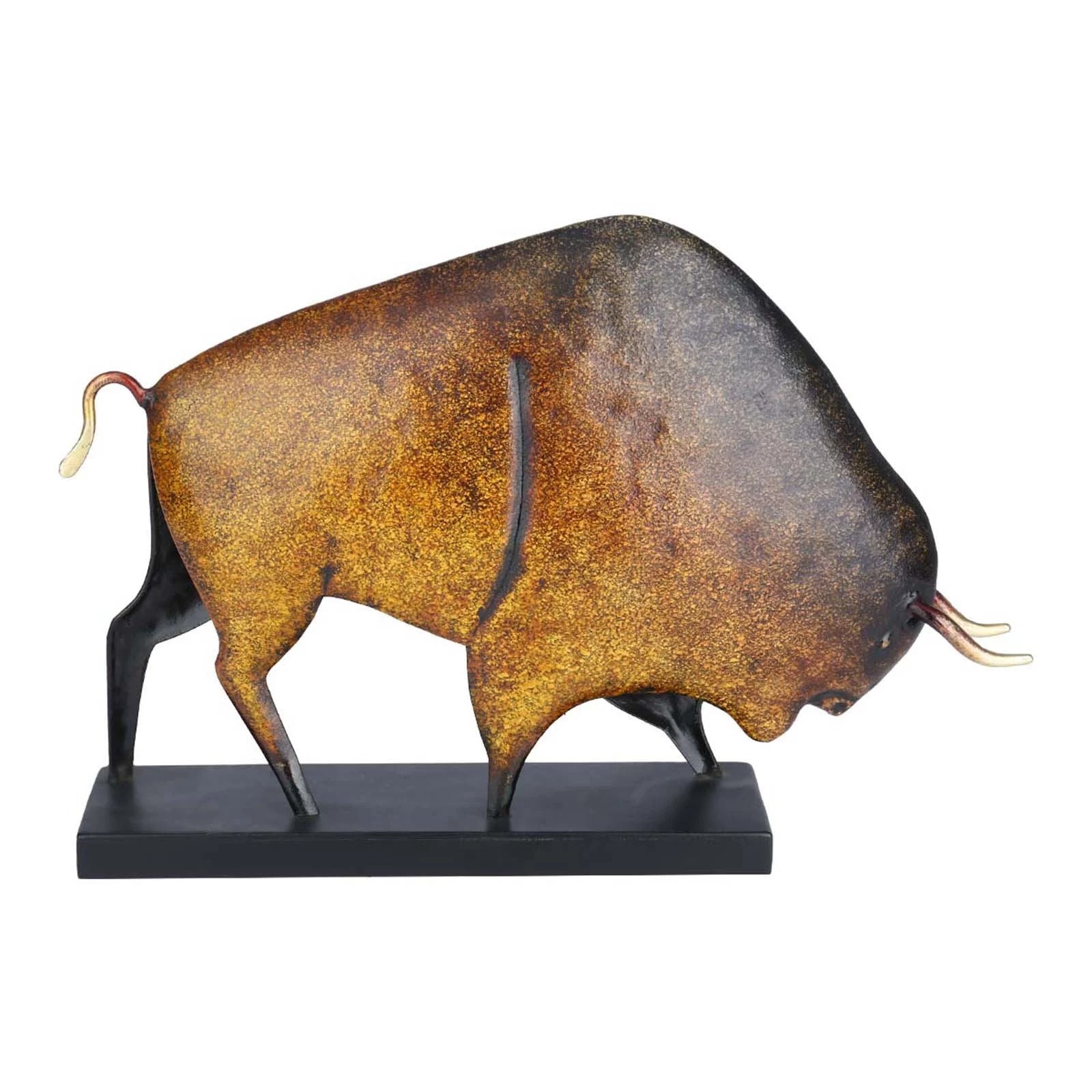 Buffalo Decor and Bull Figurines
