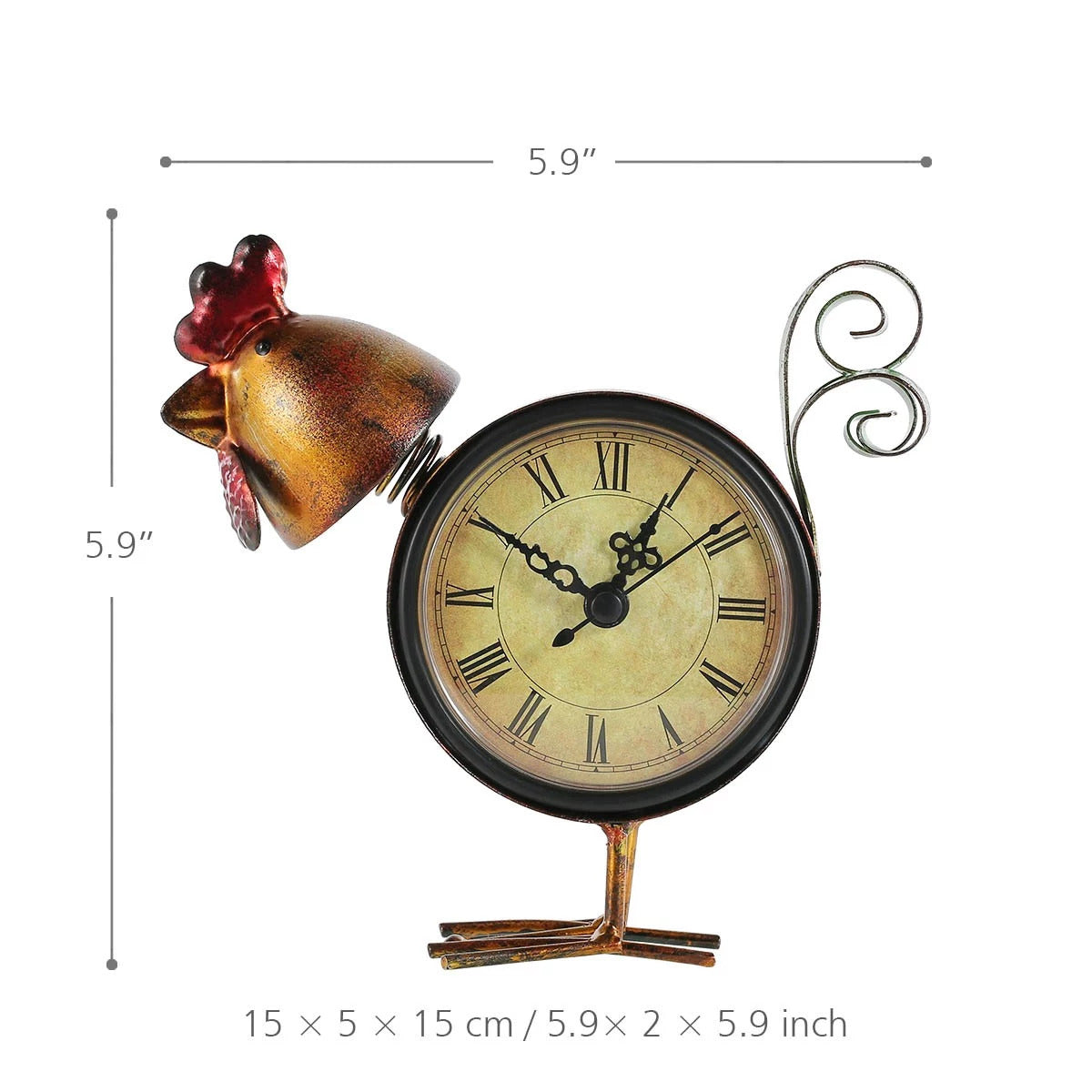 Chicken Clocks for the Kitchen and Farmhouse Decor