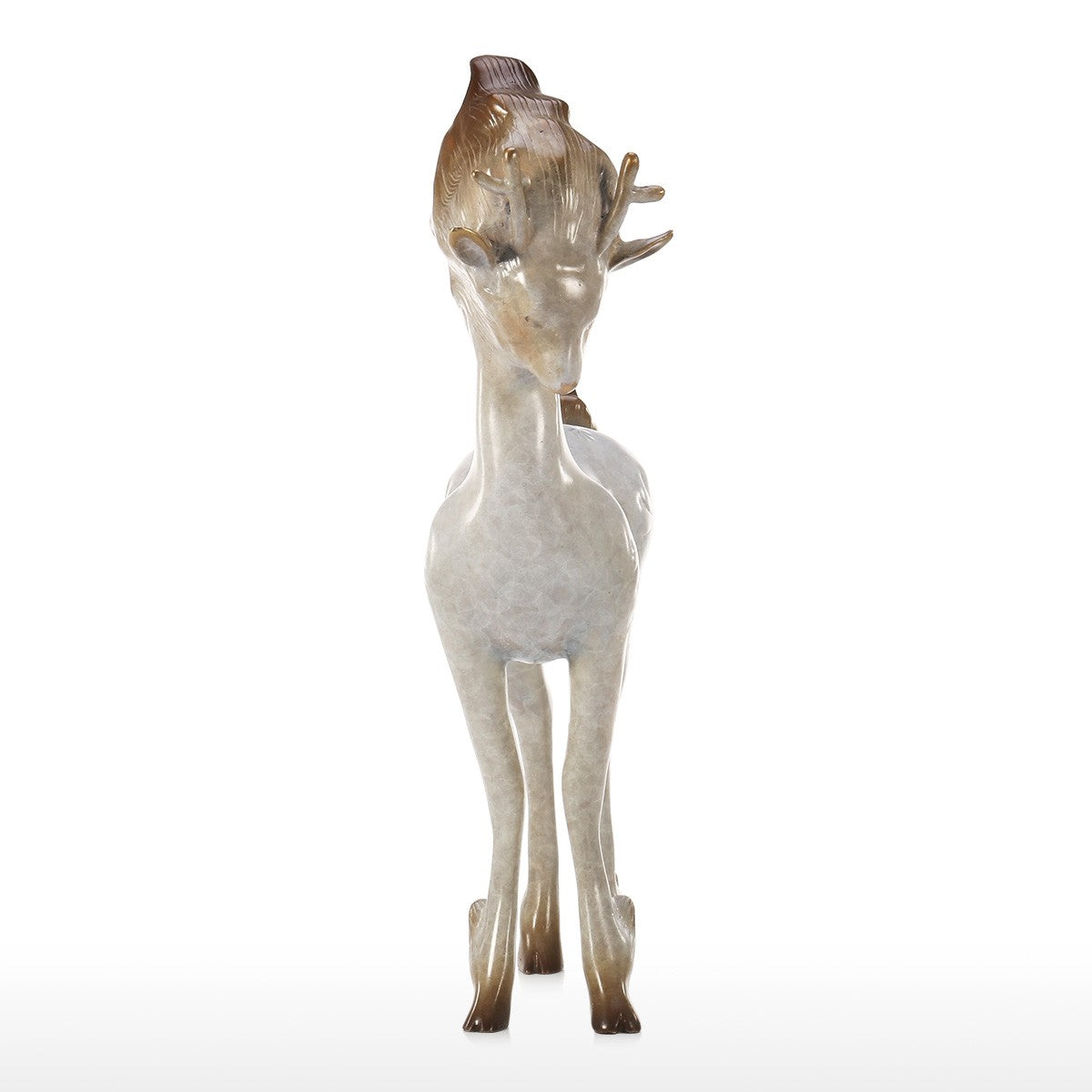 Christmas Deer Statues and White Deer Decor for Deer Decor