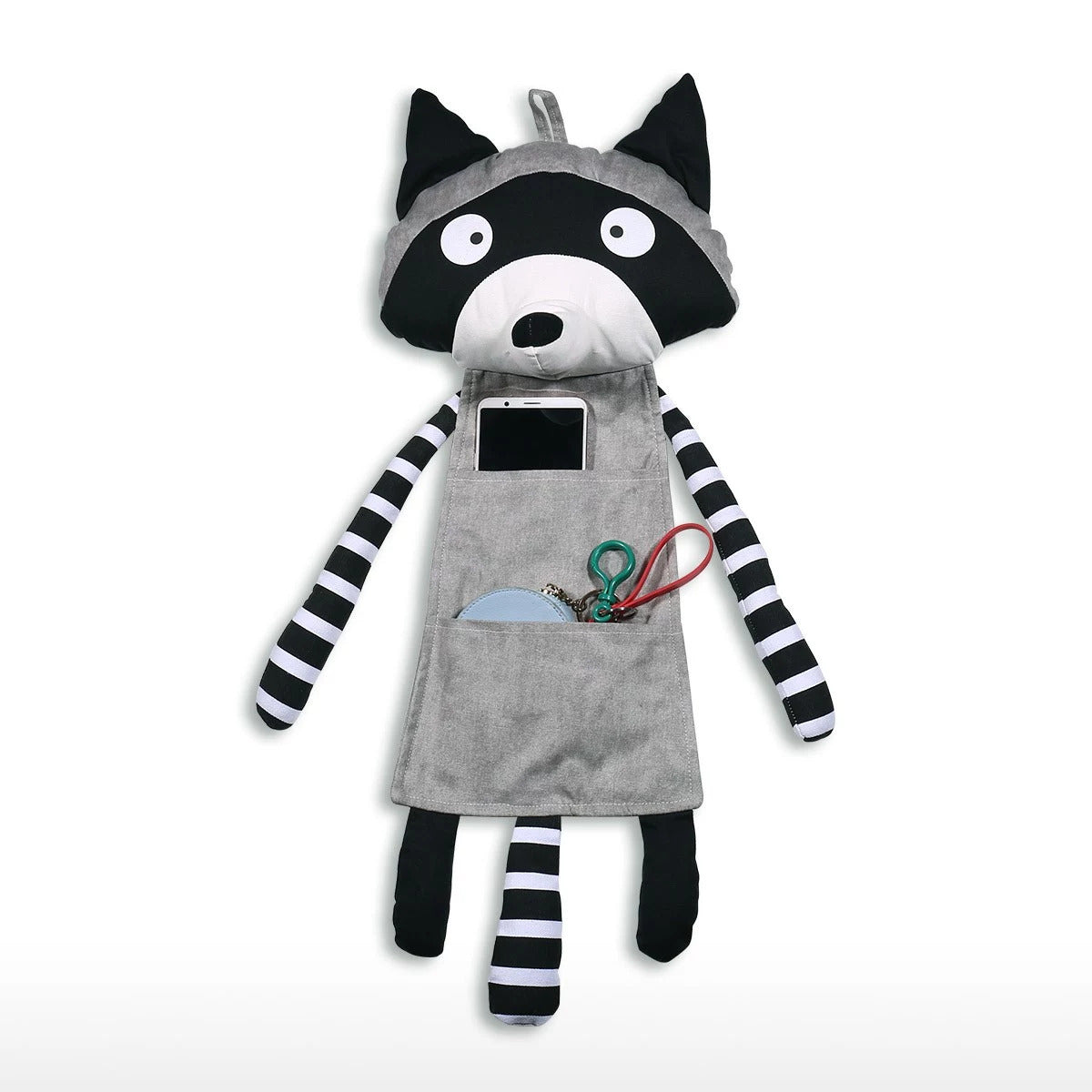 Cute Baby Raccoon Hanging Storage Pocket Nursery Decor, Ornament & Gifts