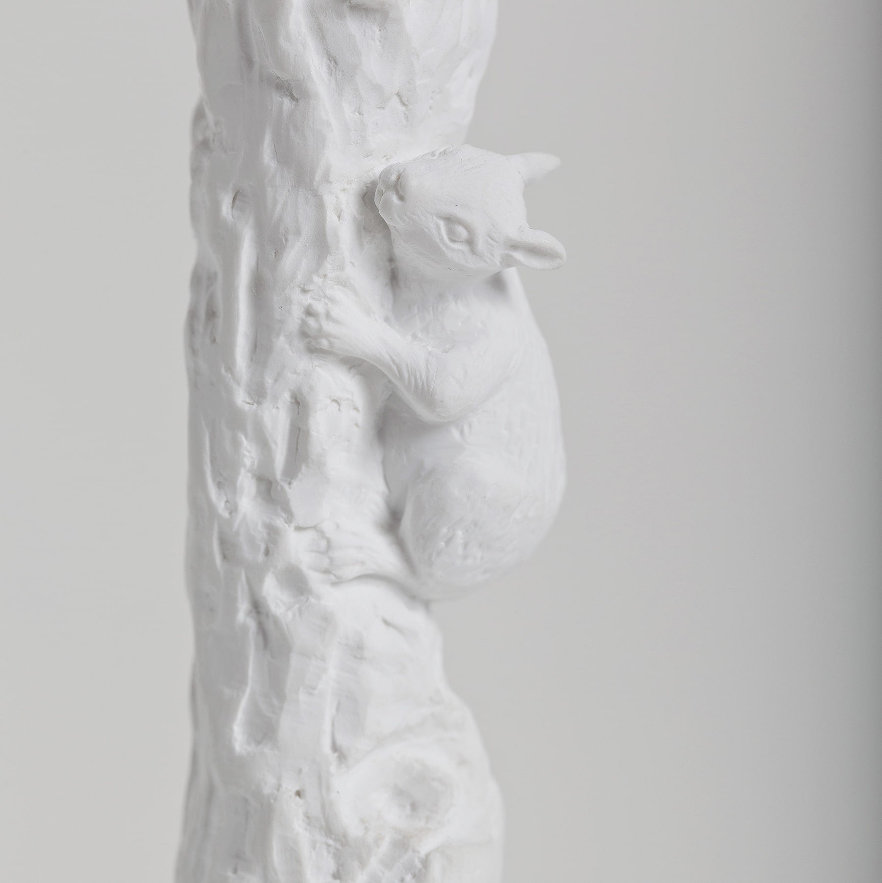 Decorative and Standing Paper Towel Holder with Squirrel Ornament