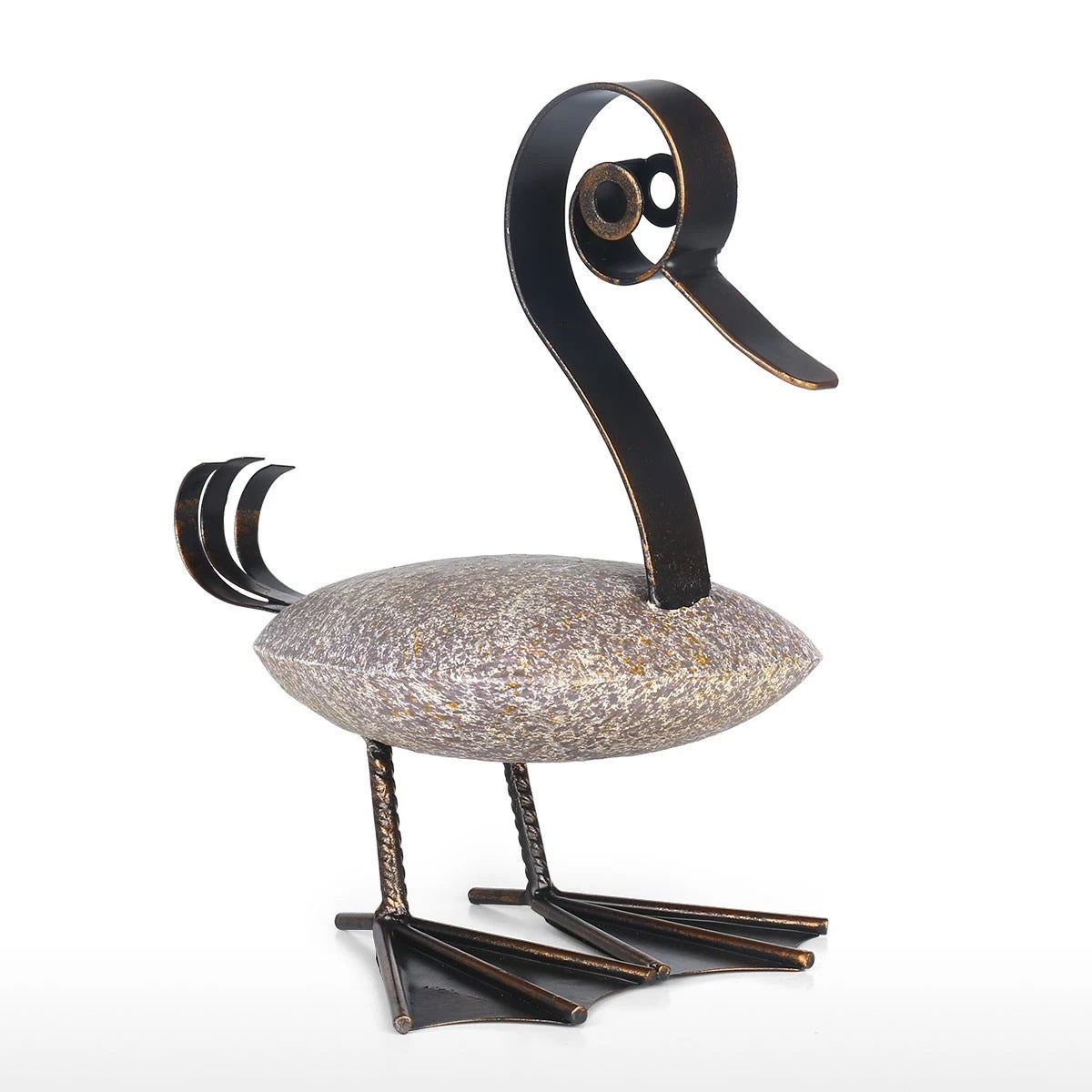 Duck Ornament with Iron and Metal