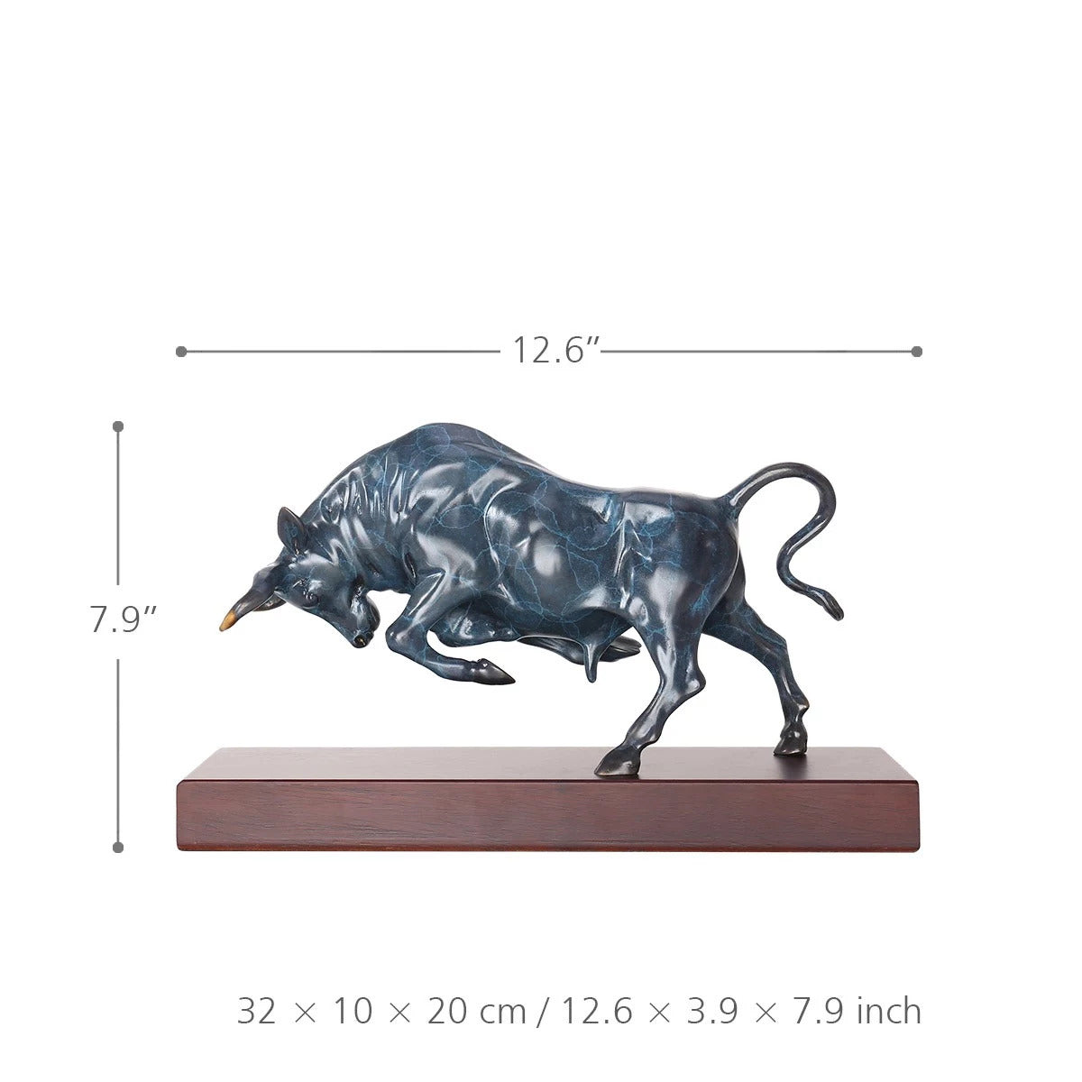 Farmhouse and Rustic Home Decor with Bull Sculpture