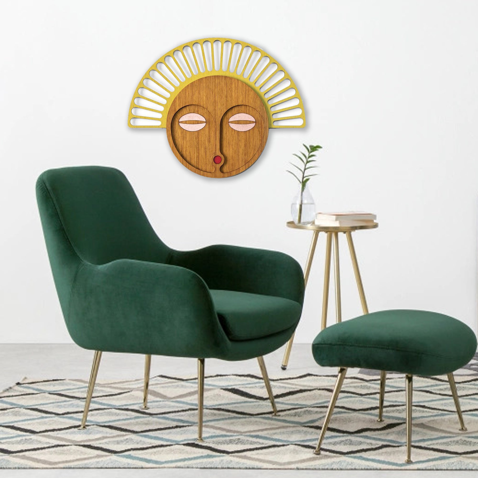 Geometric Wood Wall Art