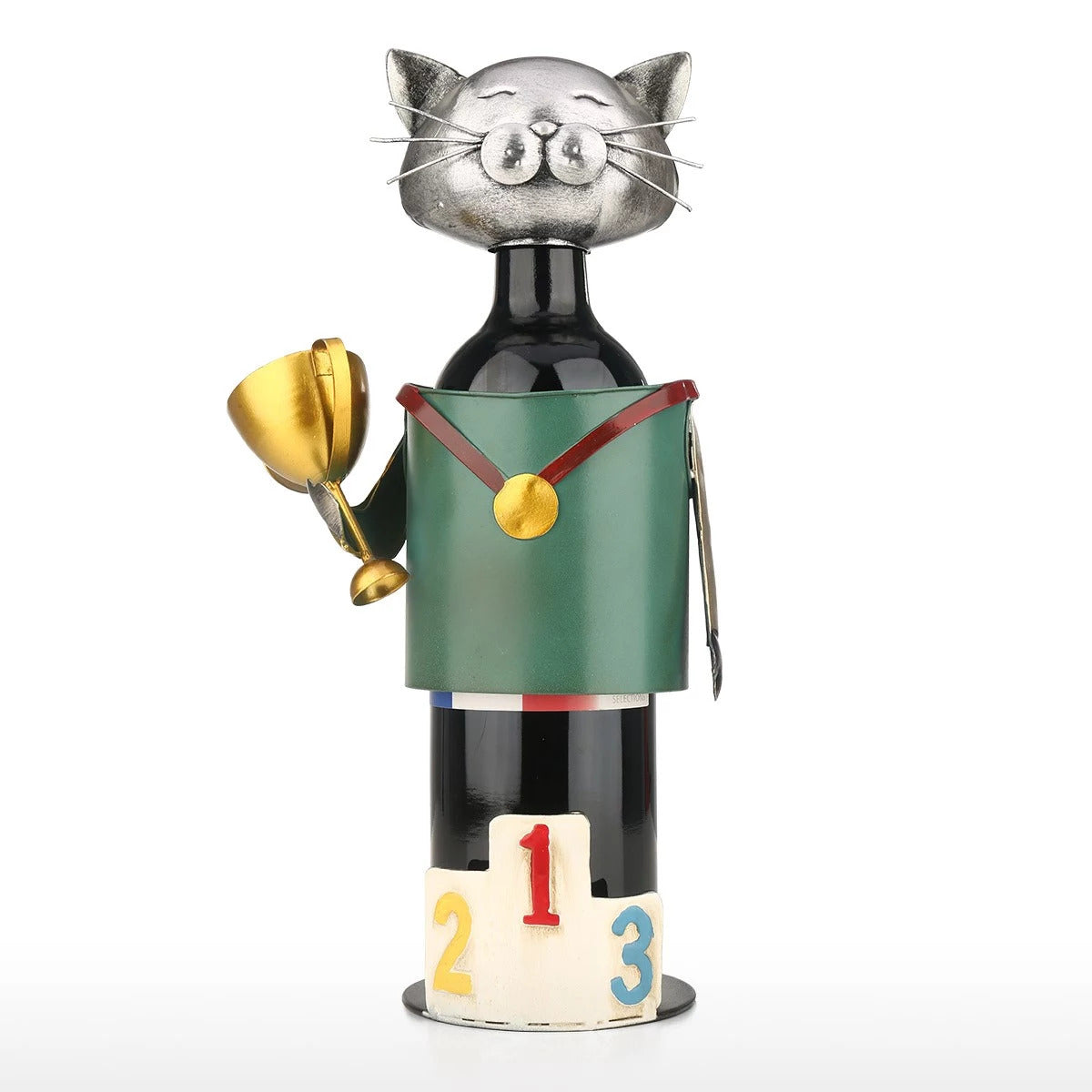 Gifts For Cat Lovers as Ornaments Countertop Wine Rack