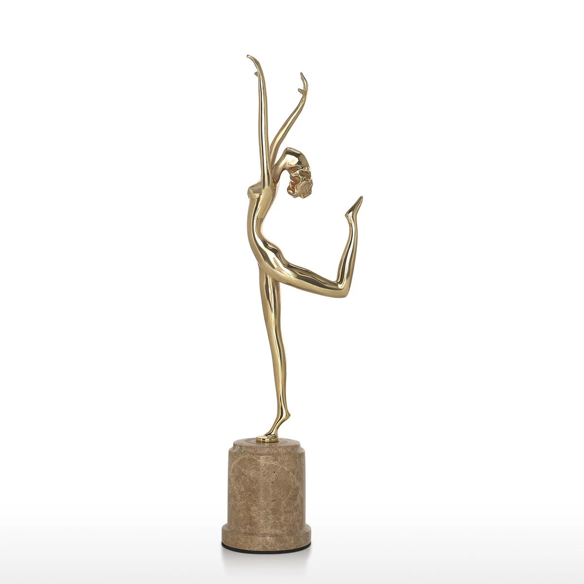 Brass Ballerina & Dancer Sculpture Katya Jones by Gifts For Dancers