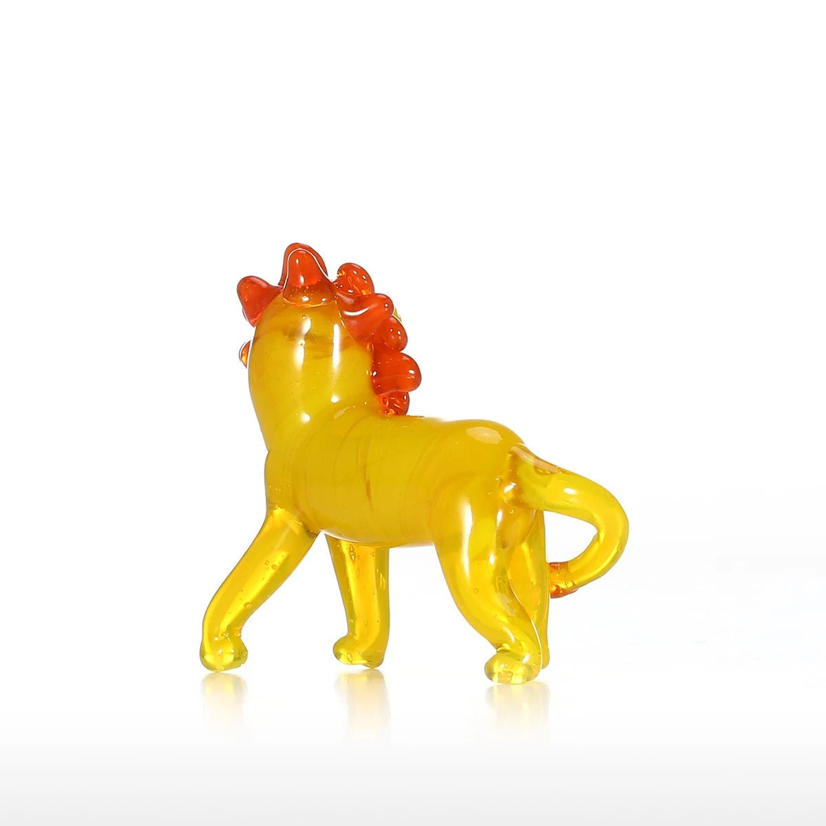 Glass Christmas Ornaments with Lion