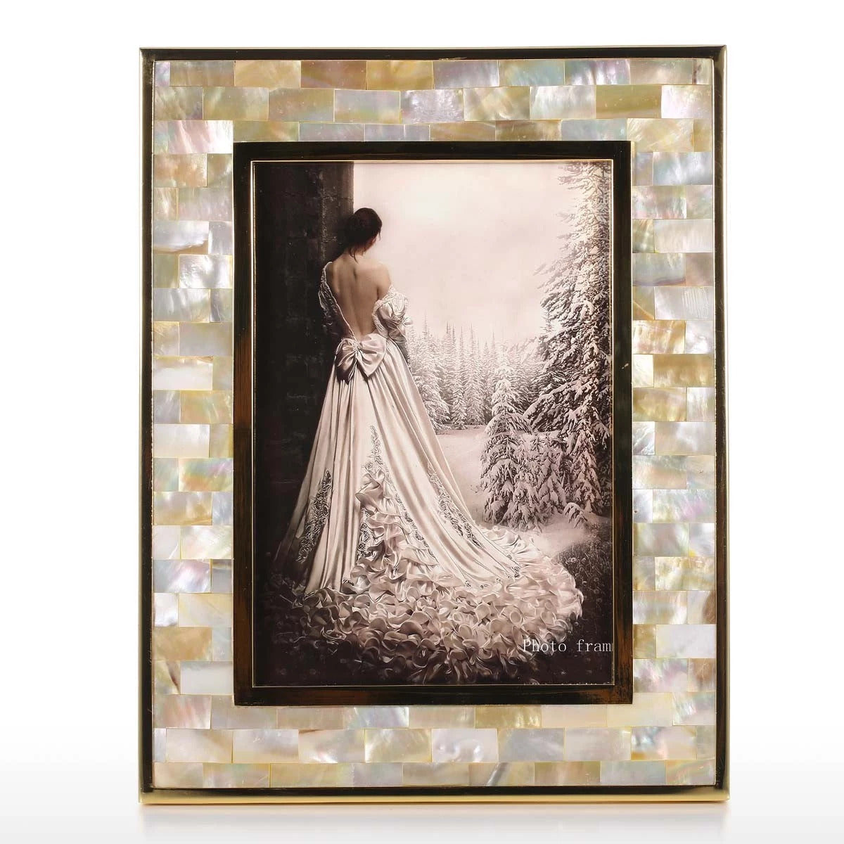 Gold Stainless Steel Photo Frame