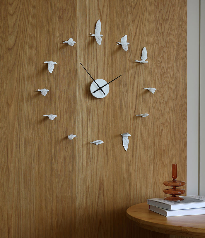 Swallow Clock: Time waits for no one, flying like a bird