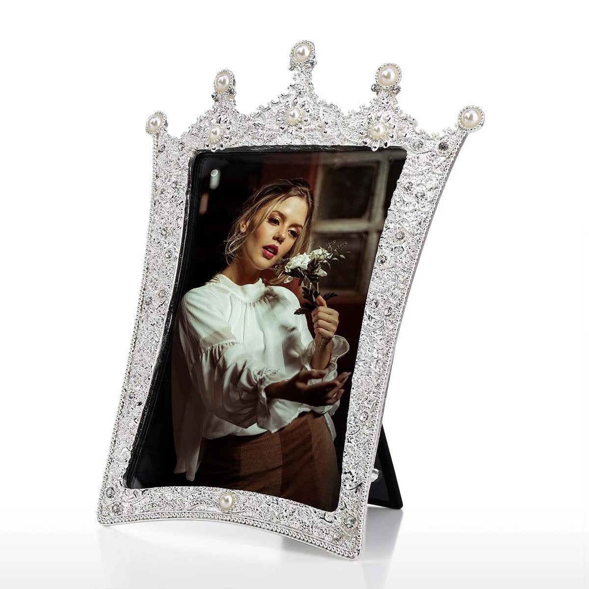 Jewellery Pearl Photo Frame with 4X6 to Home Decor Accessories