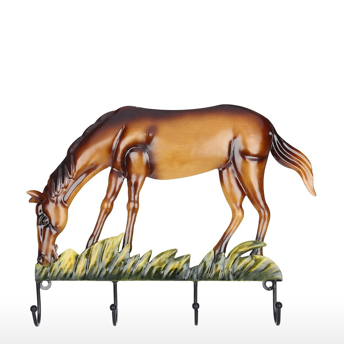 Let the horse themed wall hook take care of your organizational needs today