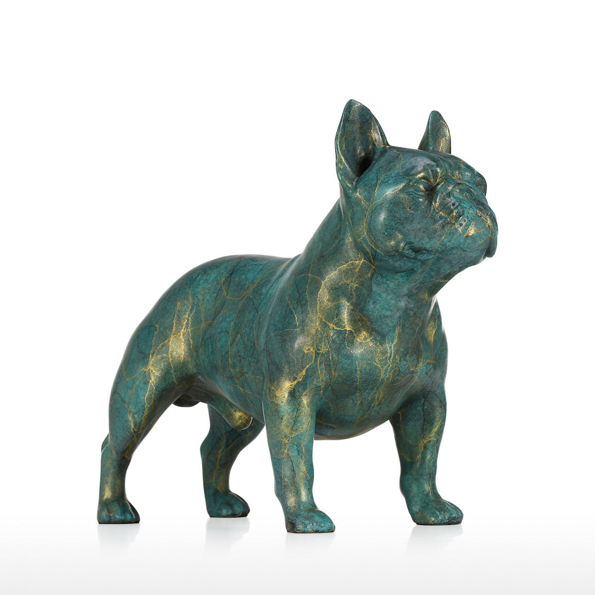 Mery Christmas French Bulldog and French Bulldog Christmas with French Bulldog Statue for Christmas Decorations