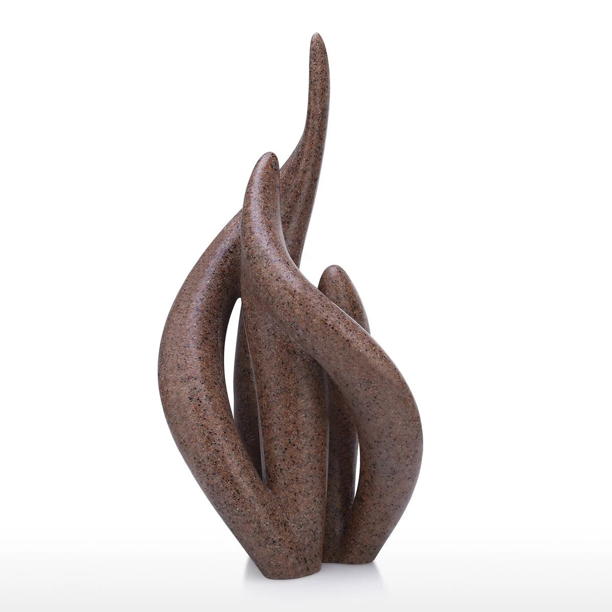 Modern Abstract Figurative Resin Sculpture For Home Accent Decor