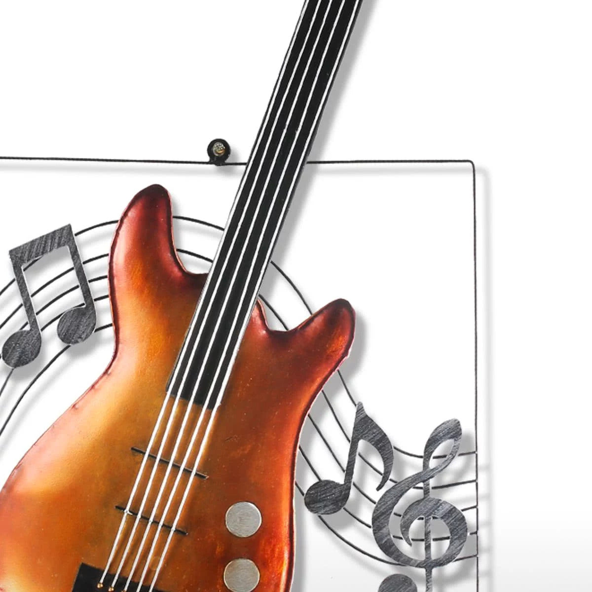 Musical Instrument Wall Art with Guitar