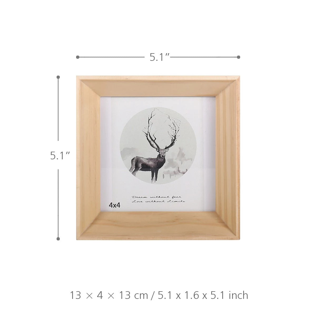 Photo and Picture Frame with Wooden