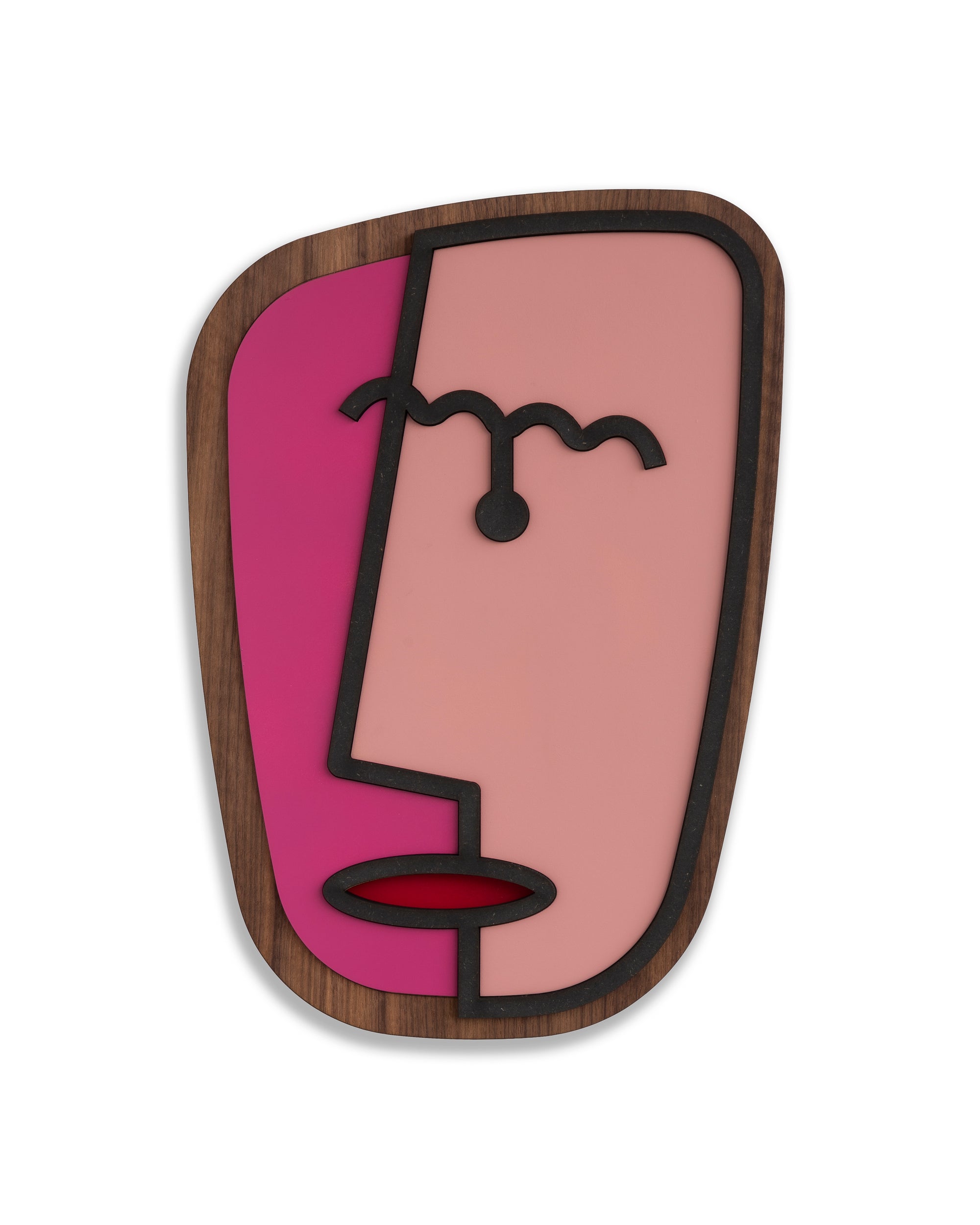 Reflect your face & personality with Picasso line drawings in wall decor - Pink Colors