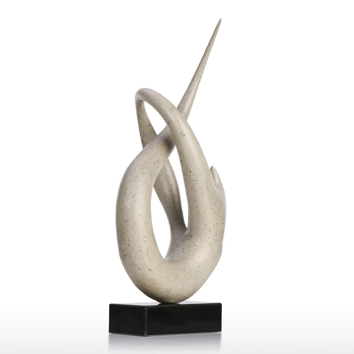 Skulptur Inredning Dekoration Figur till Vit och Ljusgrå Stil – The ...