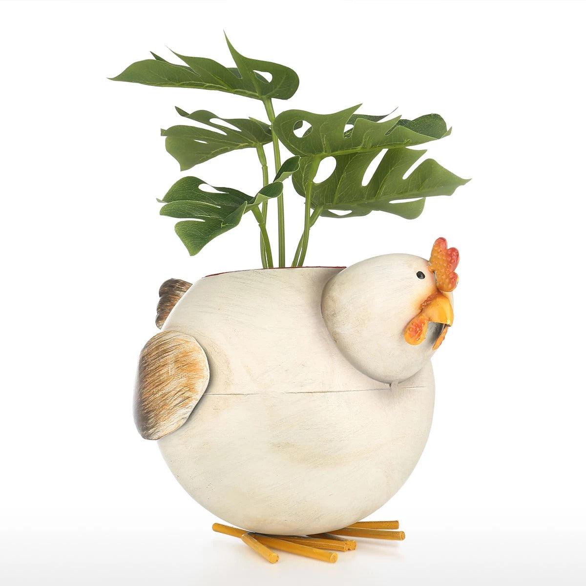 Sweet and Sour Chicken Planter Pot to Farmhouse Decor and Chicken Kitchen Decor